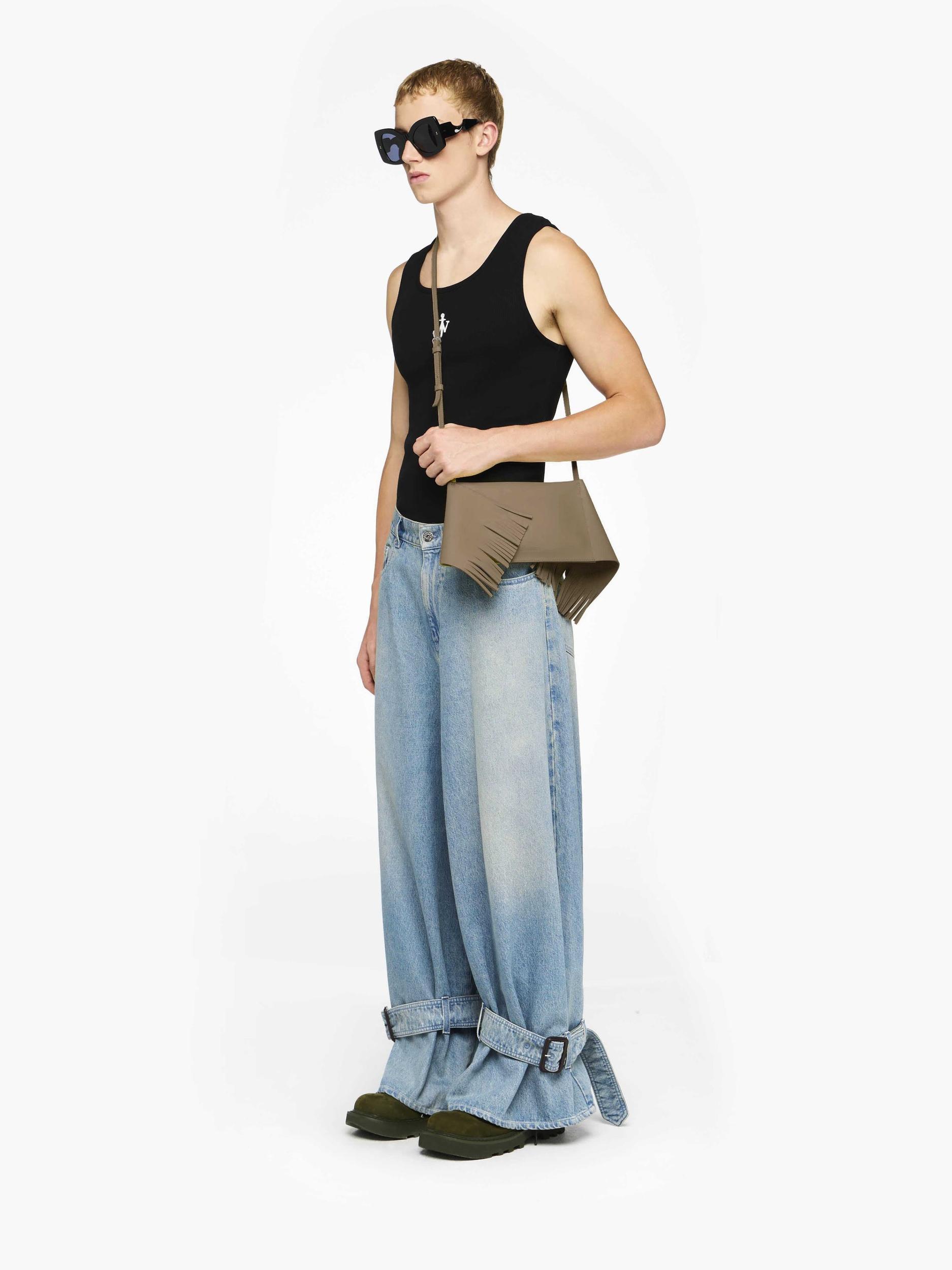 MINI SCARF BAG - SUEDE SHOULDER BAG Product Image