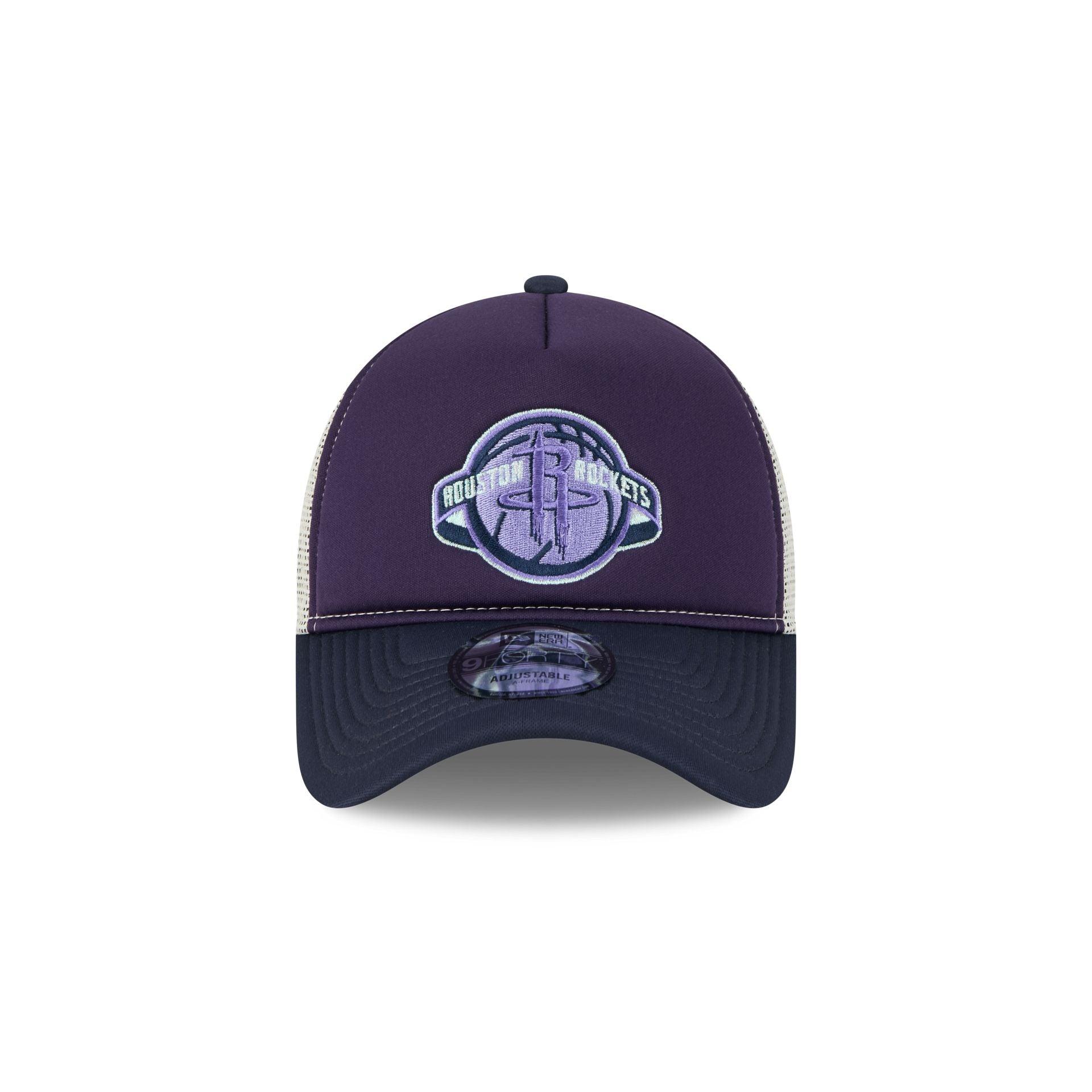 Pittsburgh Pirates Navy Purple 9FORTY A-Frame Trucker Hat Male Product Image