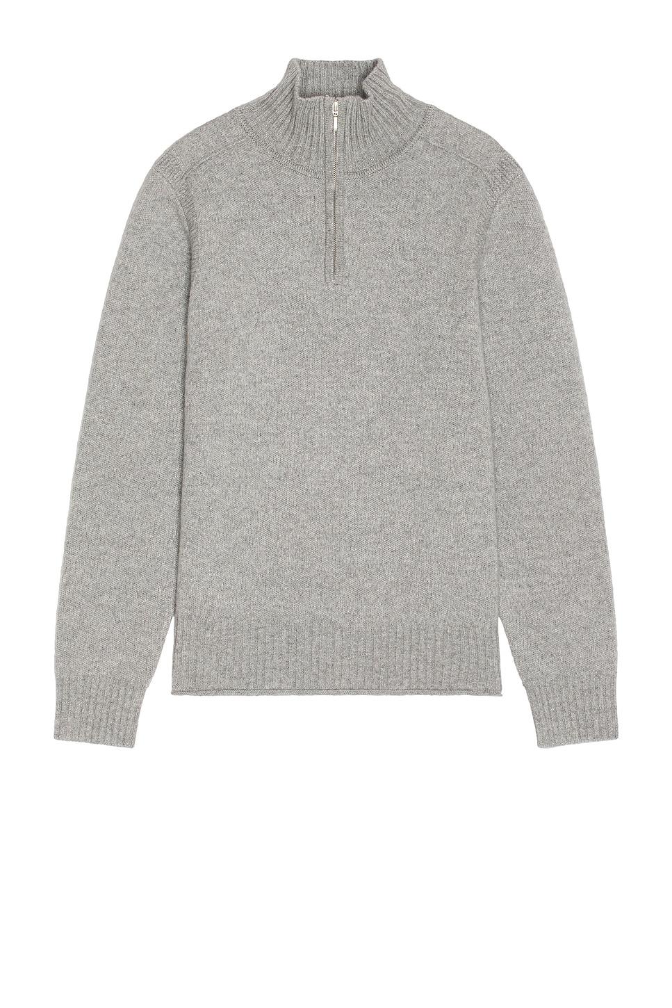 Half Zip Turtleneck Sweater in Cashmere Product Image