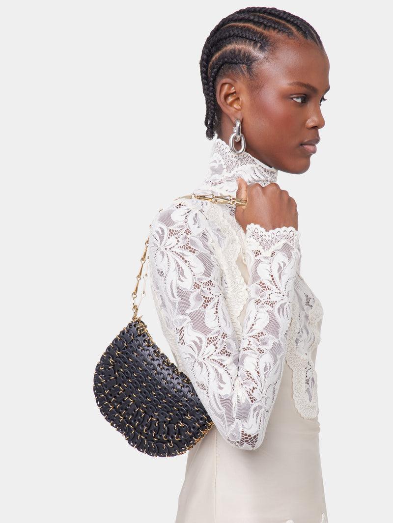 1969 BLACK MESSENGER LEATHER BAG Product Image