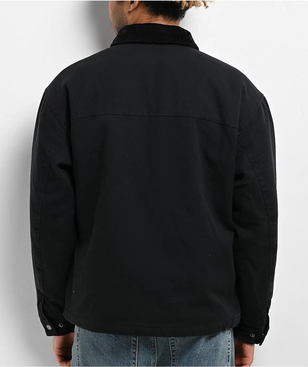 Empyre Grind Chore Black Canvas Jacket Product Image