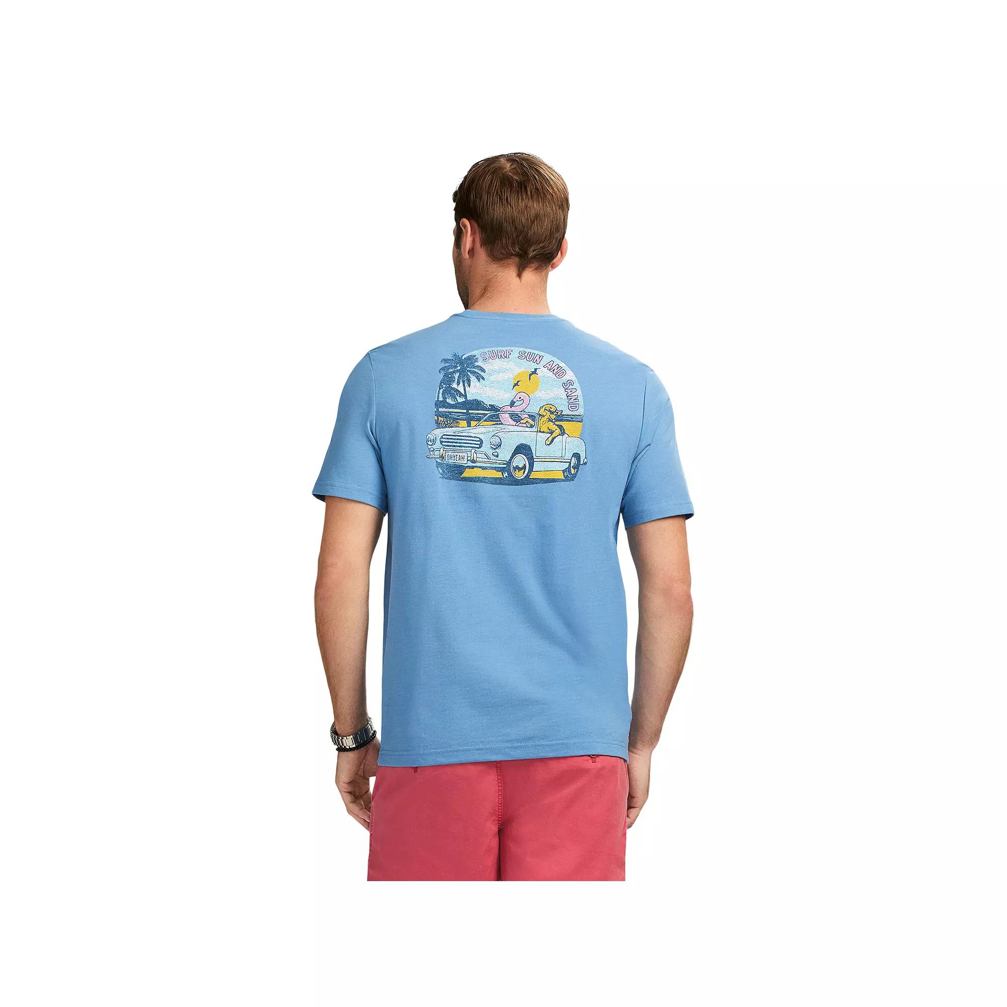 Men's IZOD Saltwater Soft Wash Short Sleeve Graphic Tee, Size: Medium, Oh Yeah Product Image