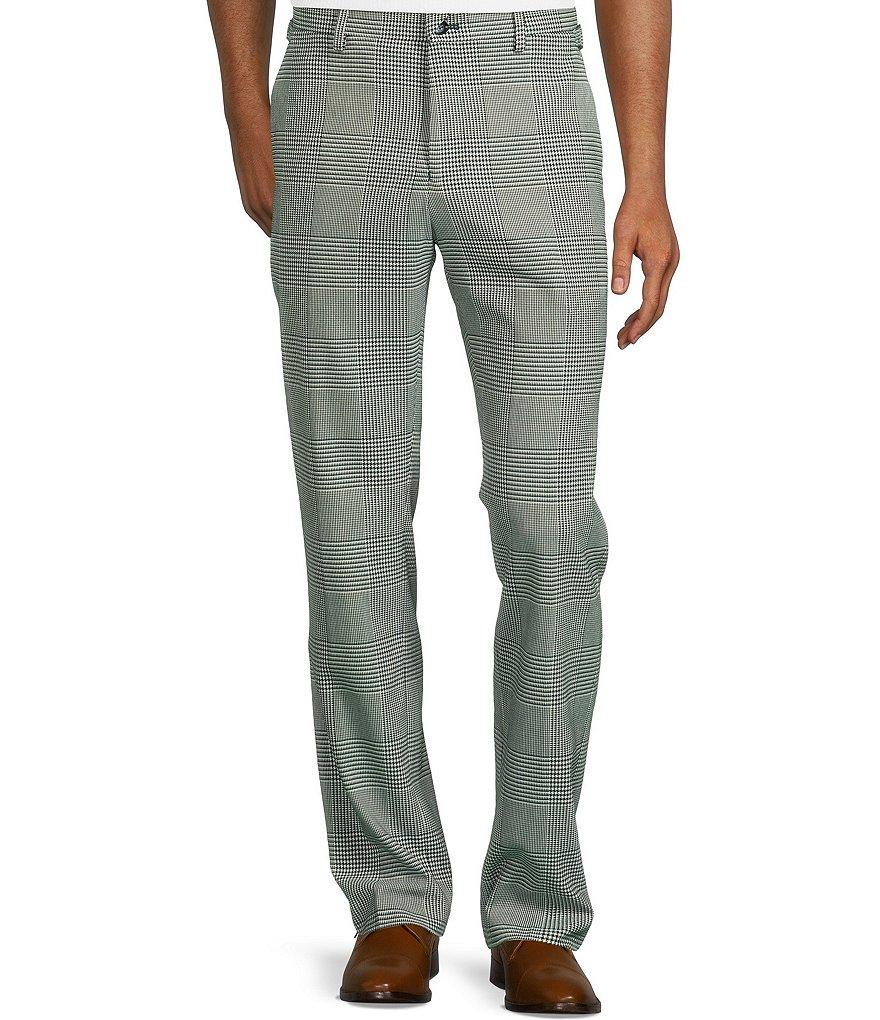 Murano Shape of Water Collection Alex Slim Fit Glen Plaid Suit Separates Dress Pants Product Image