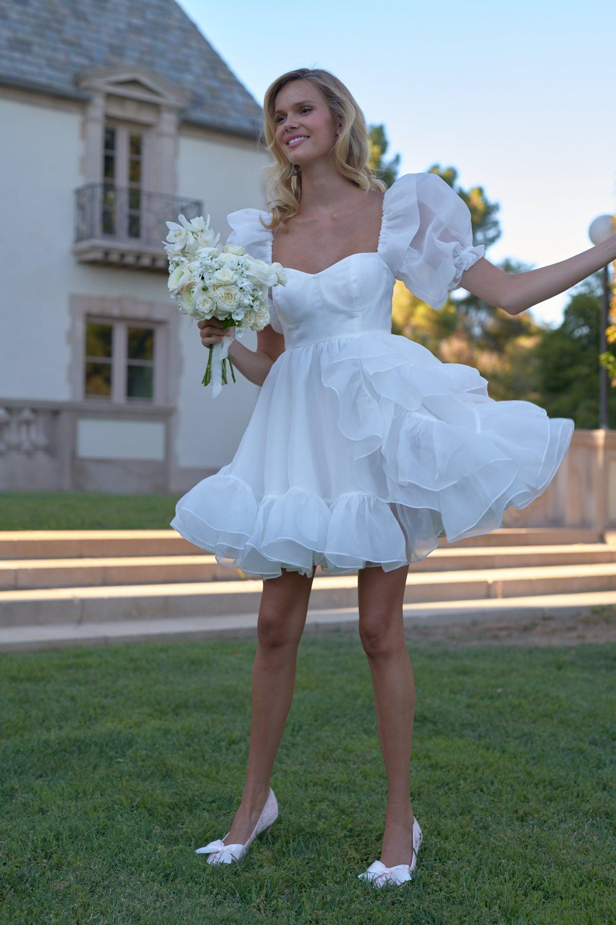 The Ivory Bebe Bloom Dress Product Image