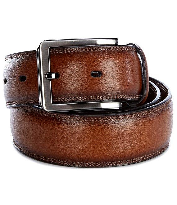 Roundtree & Yorke Honey Leather Belt Product Image