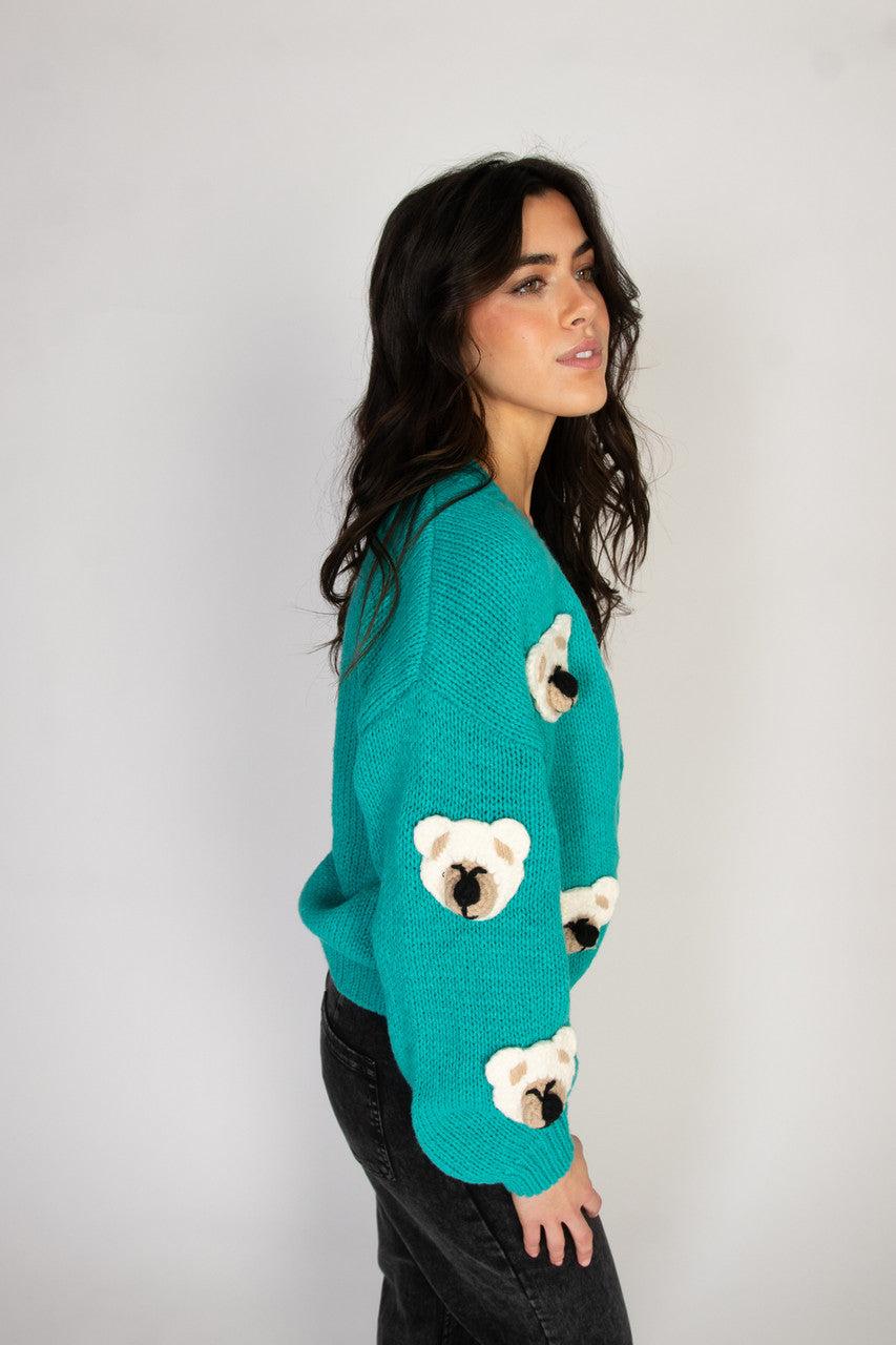 Teddy Bear Cardigan Product Image
