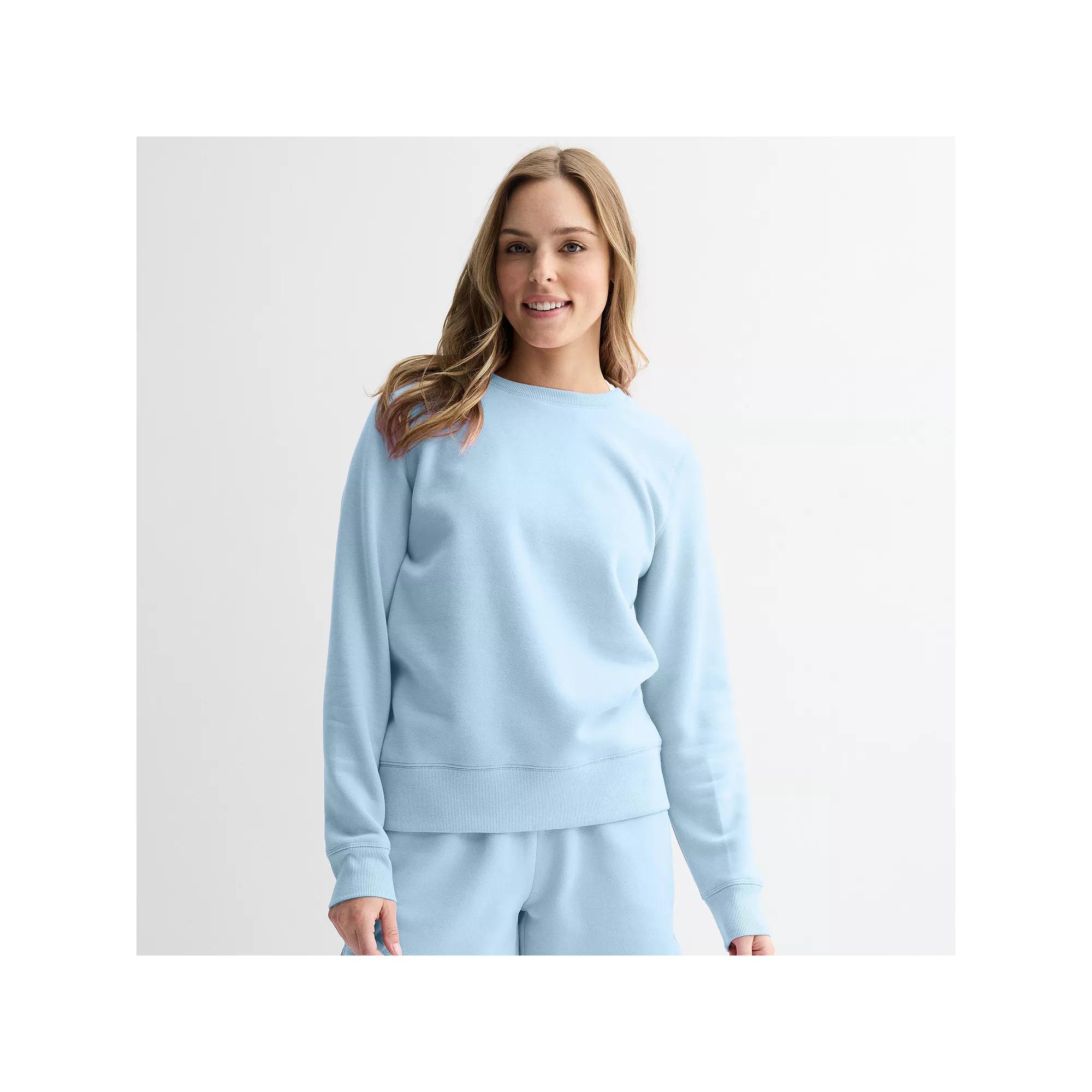 Women's Tek Gear® Ultrasoft Fleece Crewneck Sweatshirt,  Product Image