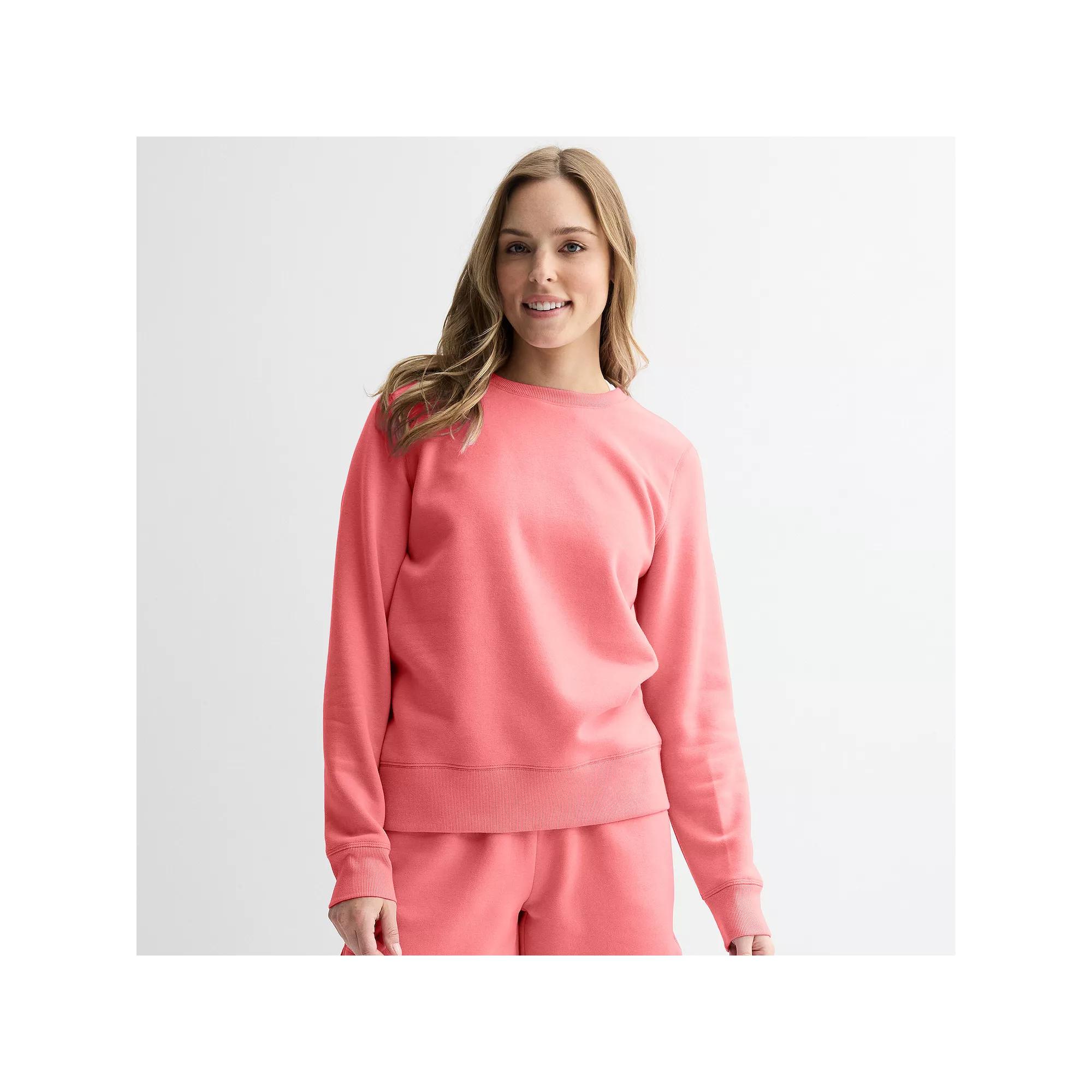 Women's Tek Gear® Ultrasoft Fleece Crewneck Sweatshirt,  Product Image