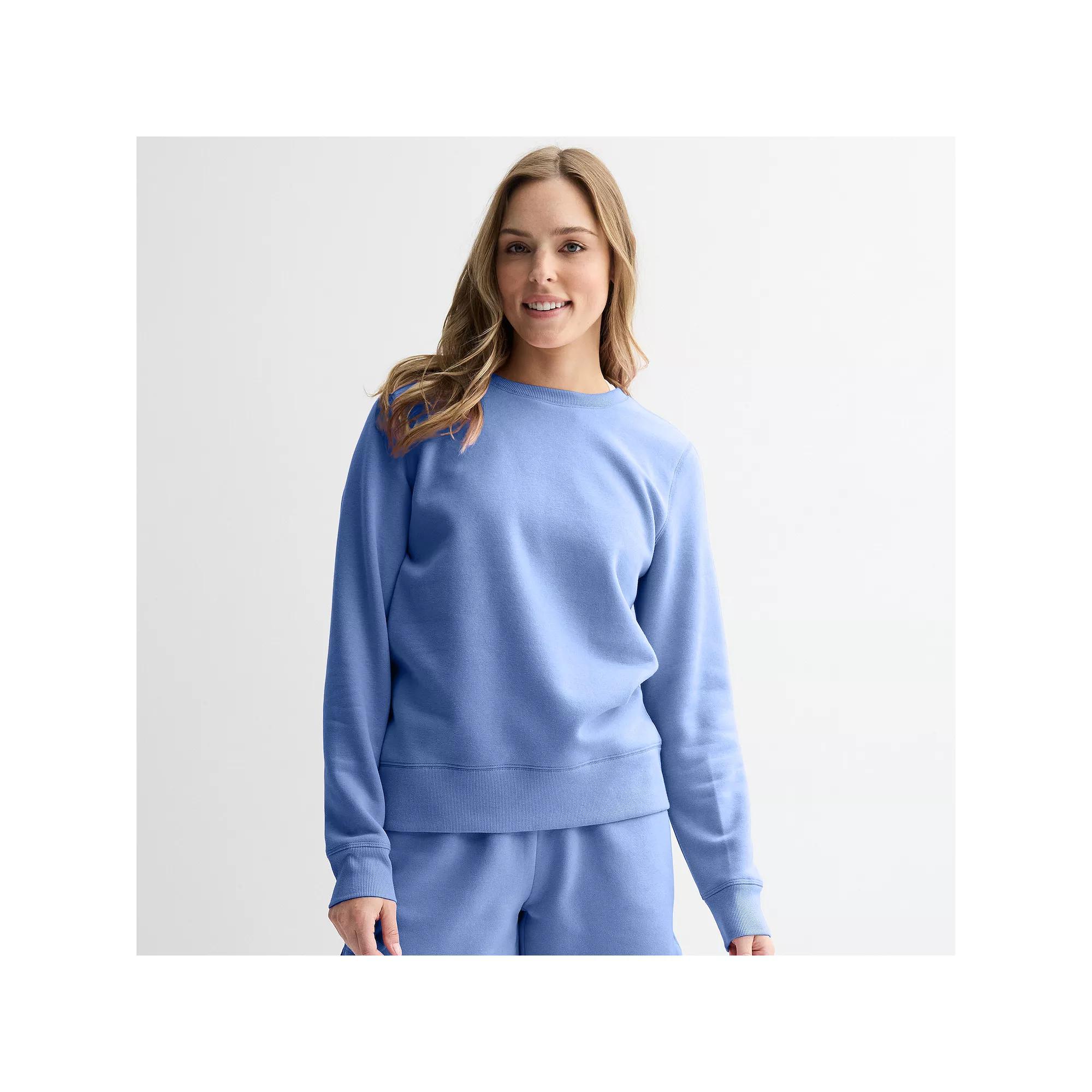 Women's Tek Gear® Ultrasoft Fleece Crewneck Sweatshirt,  Product Image