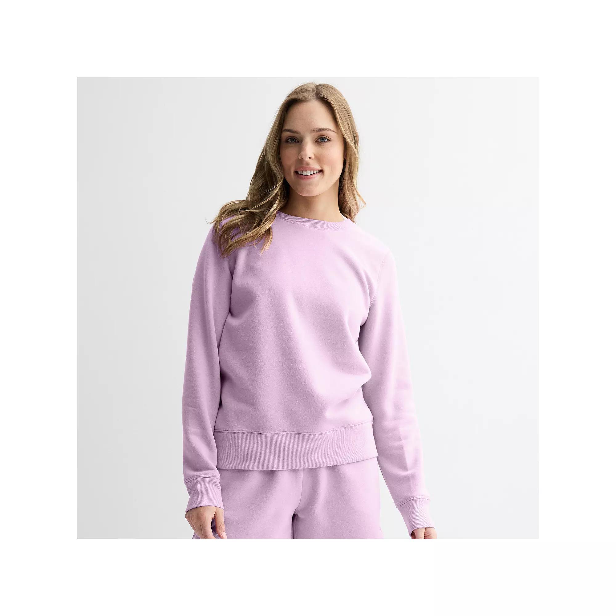 Women's Tek Gear® Ultrasoft Fleece Crewneck Sweatshirt,  Product Image