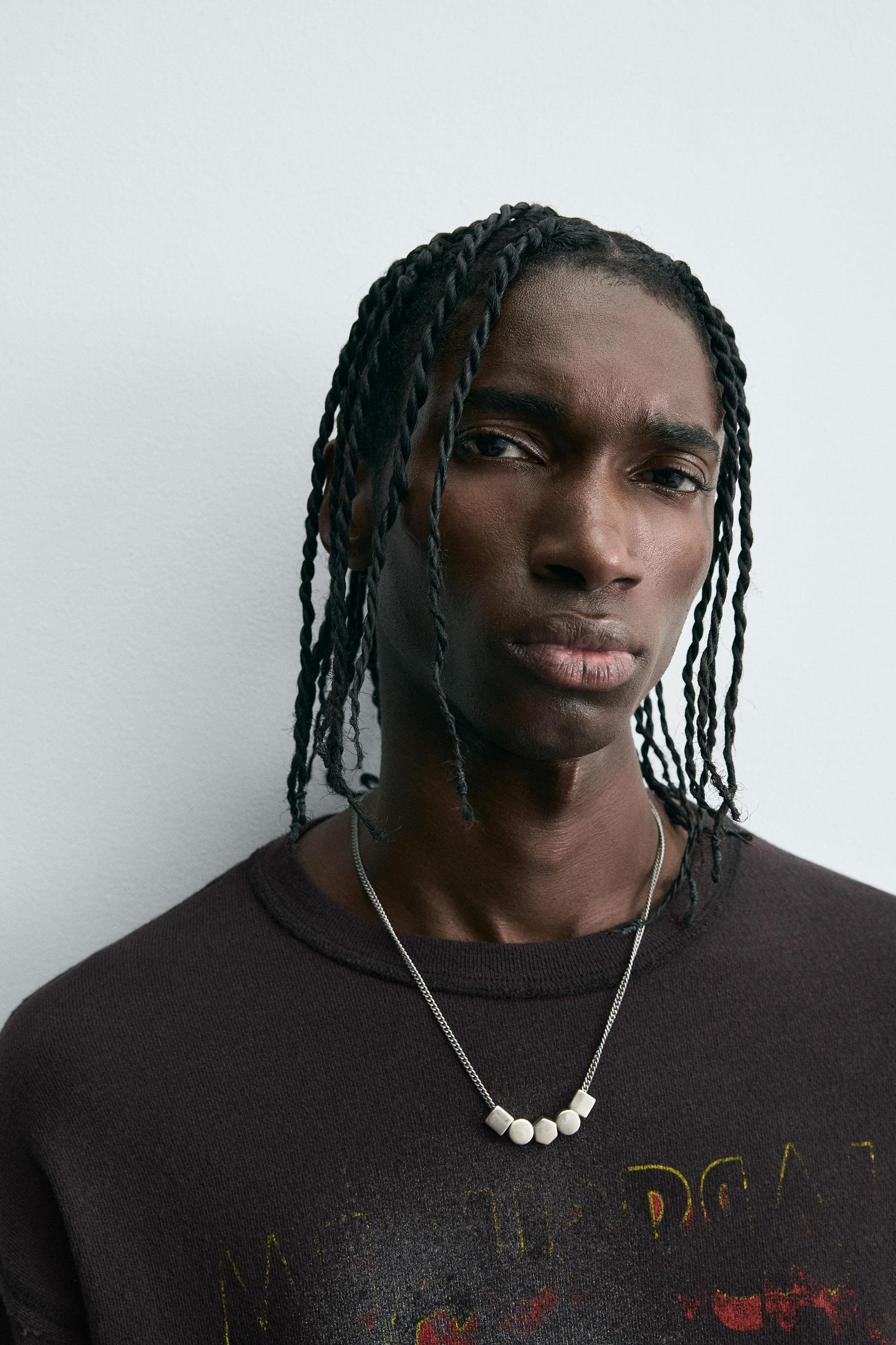 WASHED PRINTED KNIT T-SHIRT Product Image