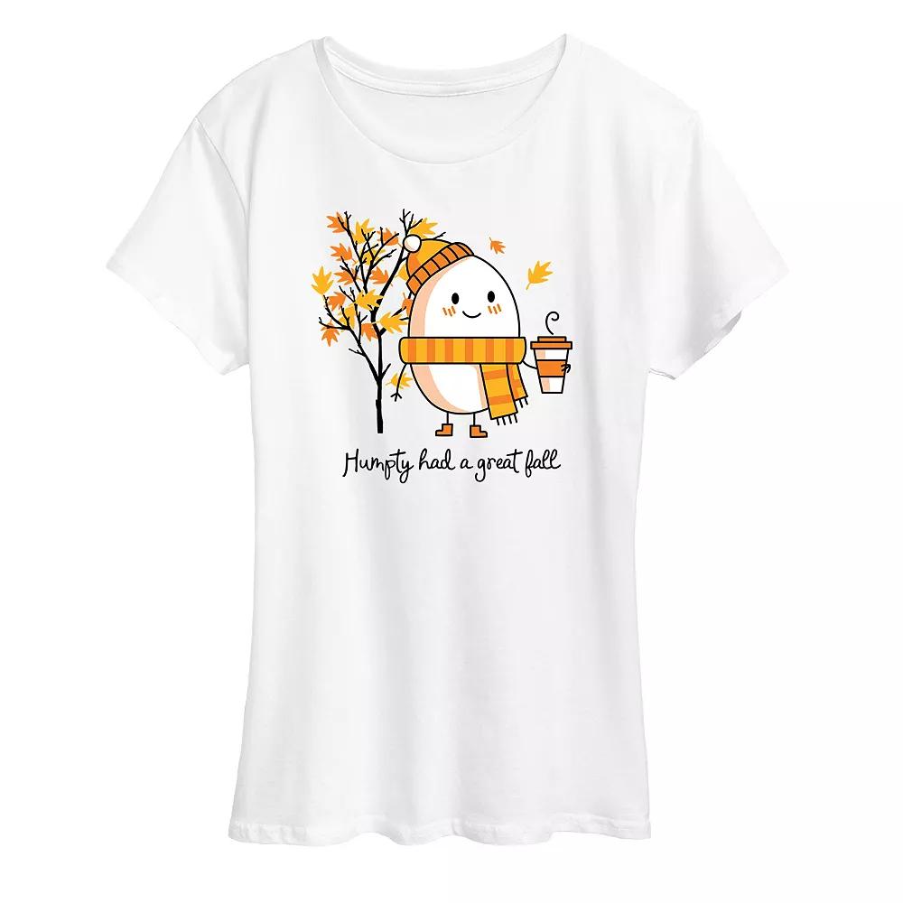 Women's Humpty Had A Great Fall Graphic Tee, Girl's,  Product Image
