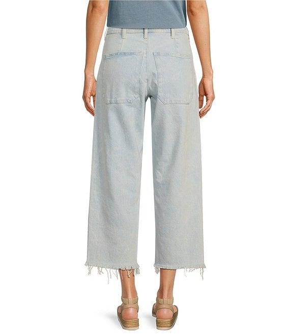 Lucky Brand Legend Stretch Denim High Rise Wide Leg Jeans Product Image