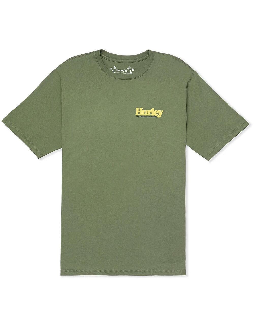 HURLEY Everyday Society Mens Tee - GREEN Product Image