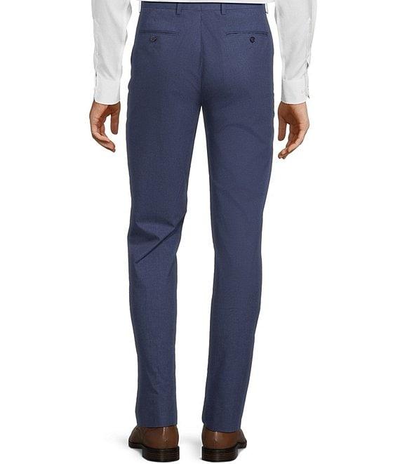 Hart Schaffner Marx New York Modern Fit Stretch Flat Front Solid Dress Pants Product Image