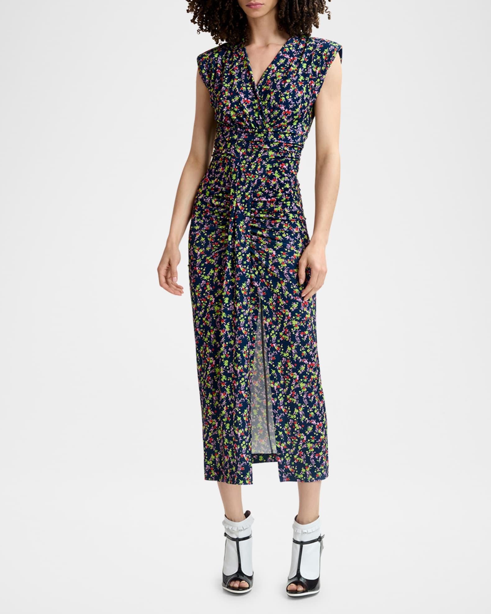 Hewing Floral-Printed Stretch Jersey Midi Dress Product Image