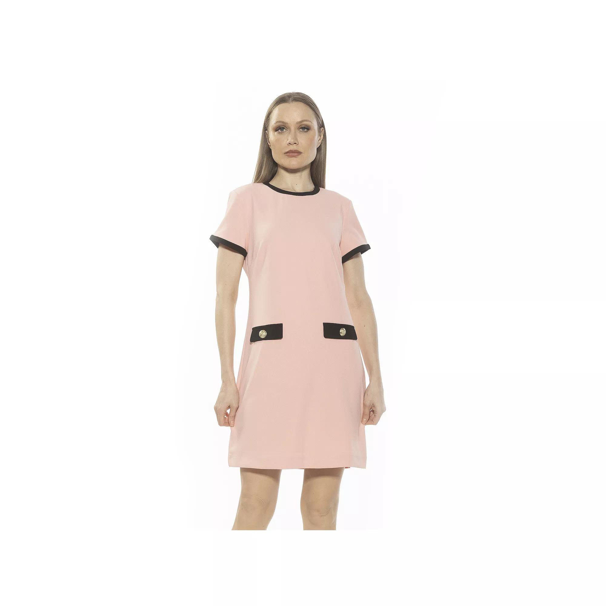 Women's ALEXIA ADMOR Carys Crewneck Shift Dress,  Product Image