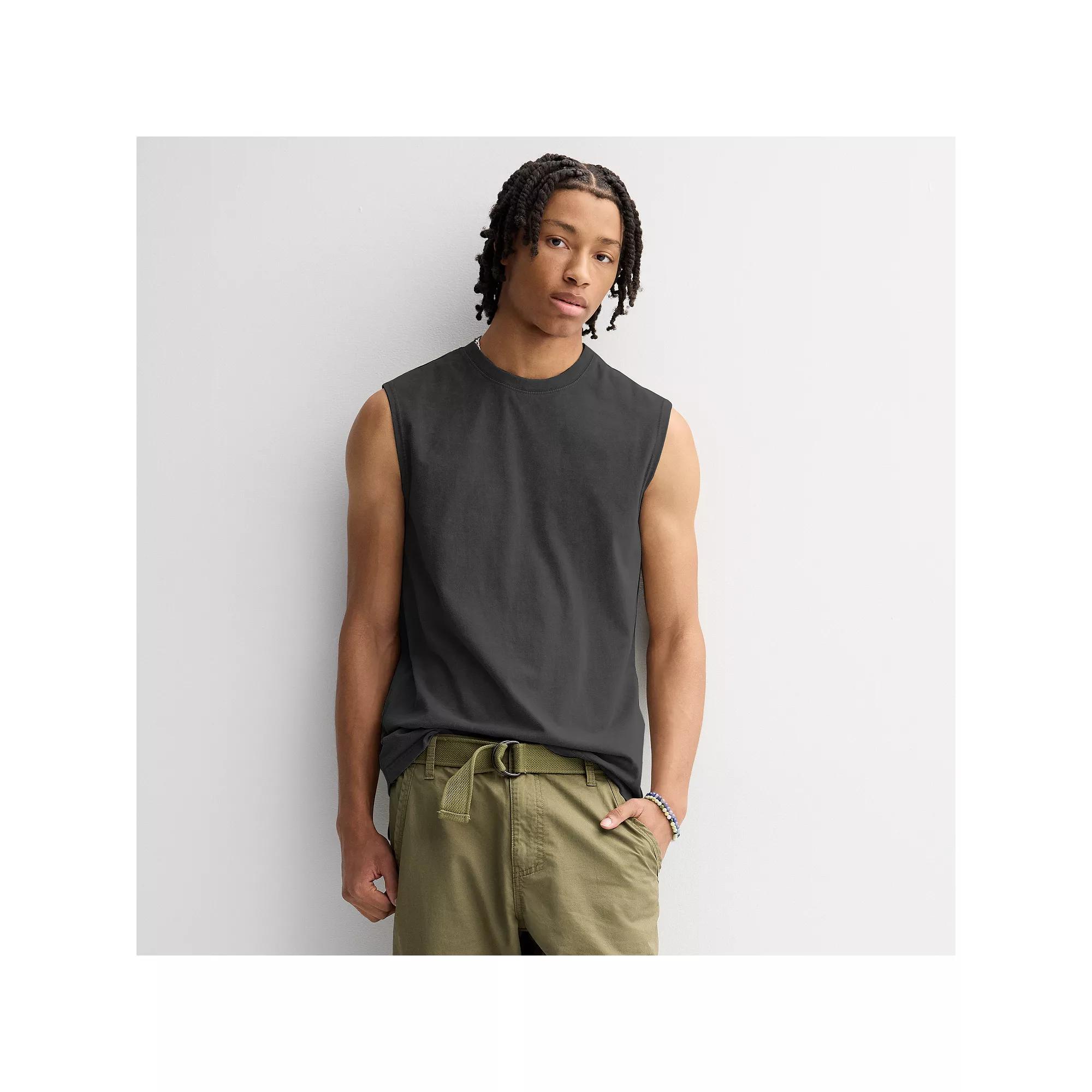Men's Hollywood Muscle Tank Top, Size: Large, Black Product Image