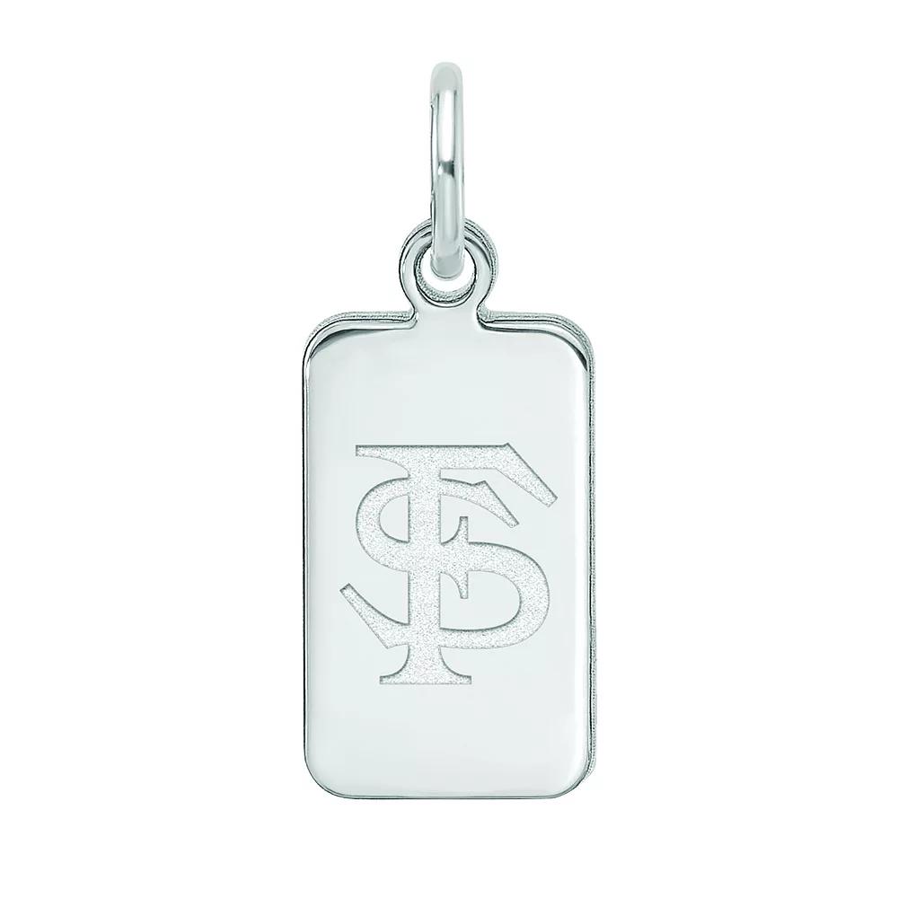 LogoArt Sterling Silver Florida State Tag Pendant, Women's,  Product Image
