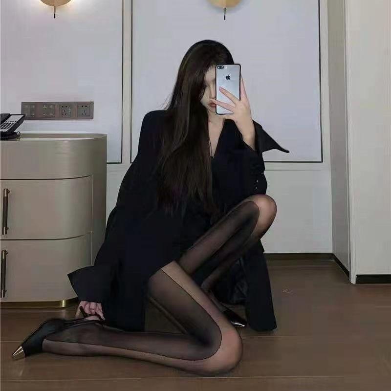 Two Tone Sheer Tights Product Image