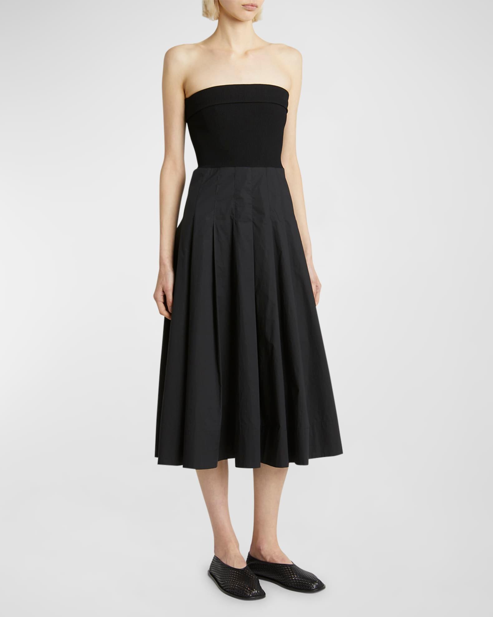 Warren Strapless Midi Dress Product Image