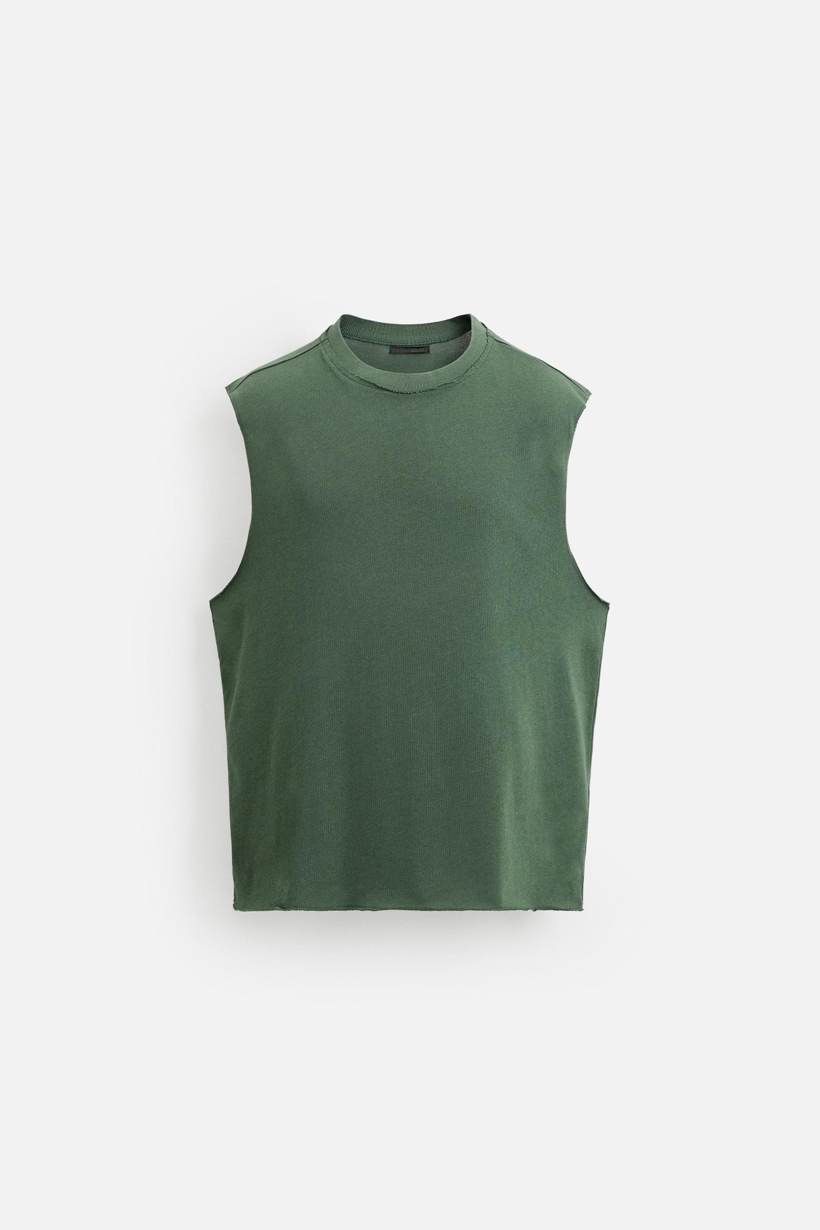IRREGULAR KNIT TANK TOP Product Image