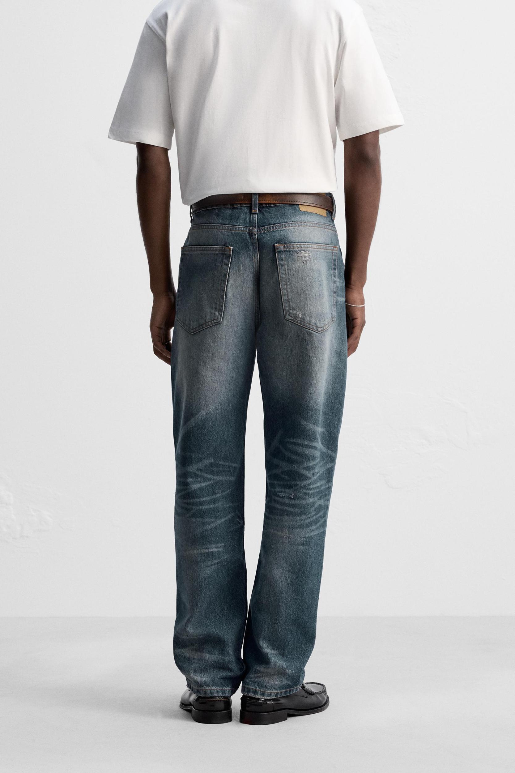 STRAIGHT ANKLE FIT JEANS Product Image