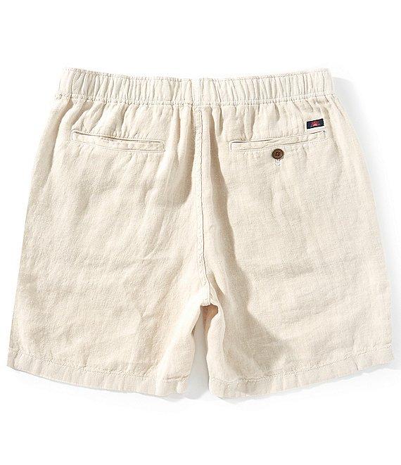 Faherty Linen 6.5#double; Inseam Shorts Product Image