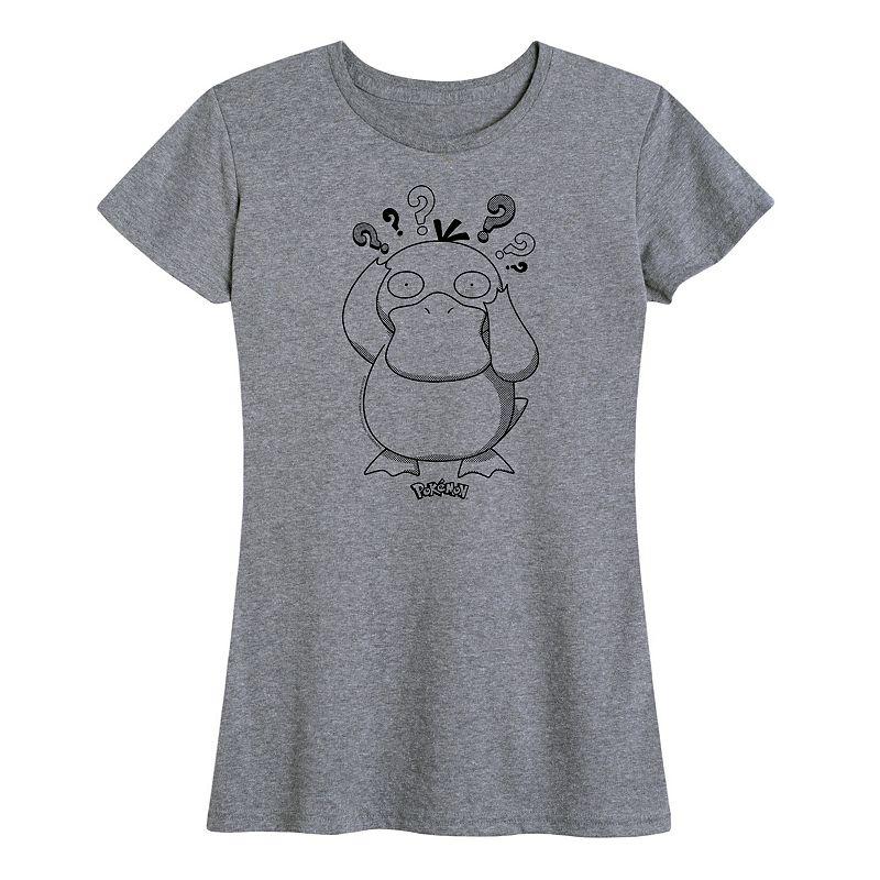 Plus Pokemon Psyduck Pattern Graphic Tee, Women's,  Product Image