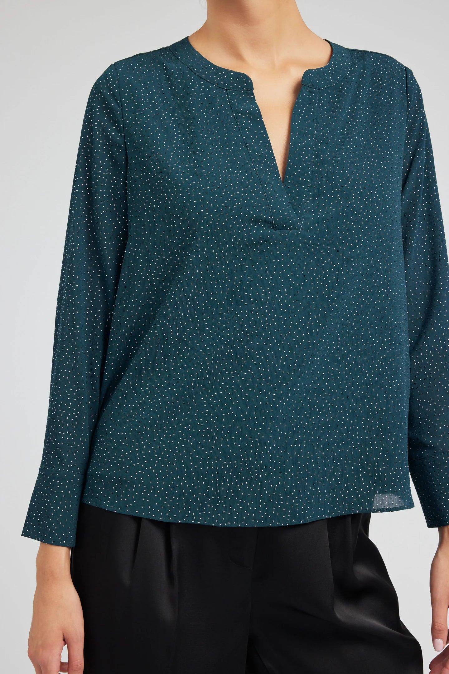 Mandarin Collar Top Product Image