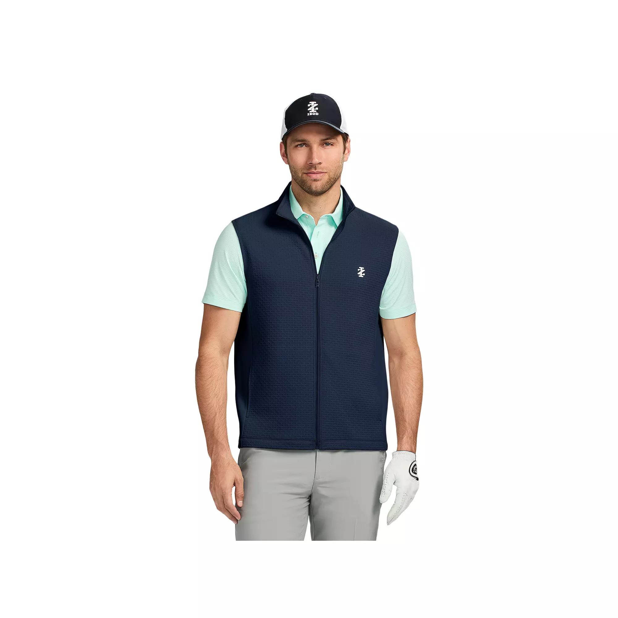 Men's IZOD Hydrashield Vest, Size: Small, Blue Blazer Product Image