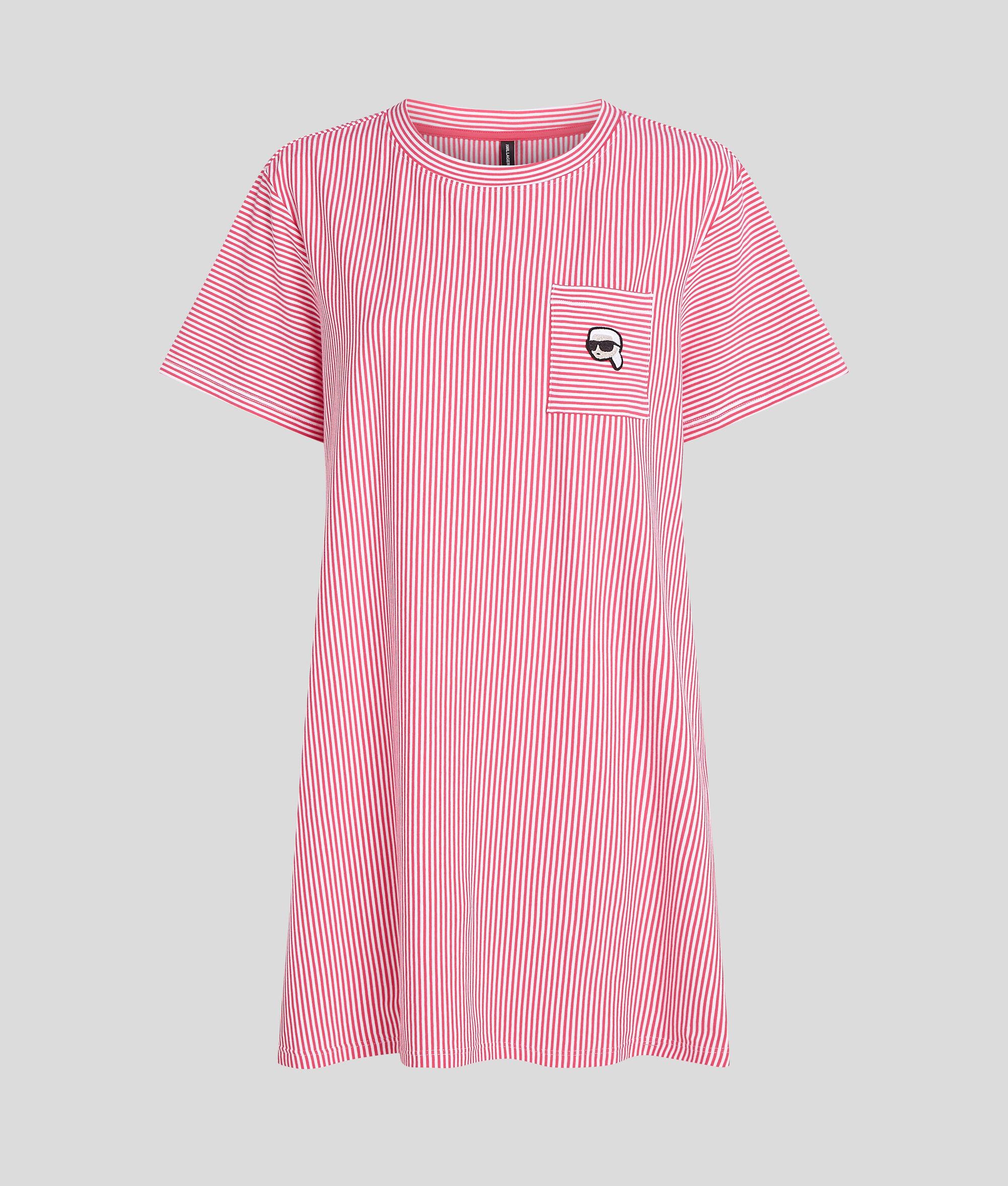 IKON STRIPED PAJAMA DRESS Product Image