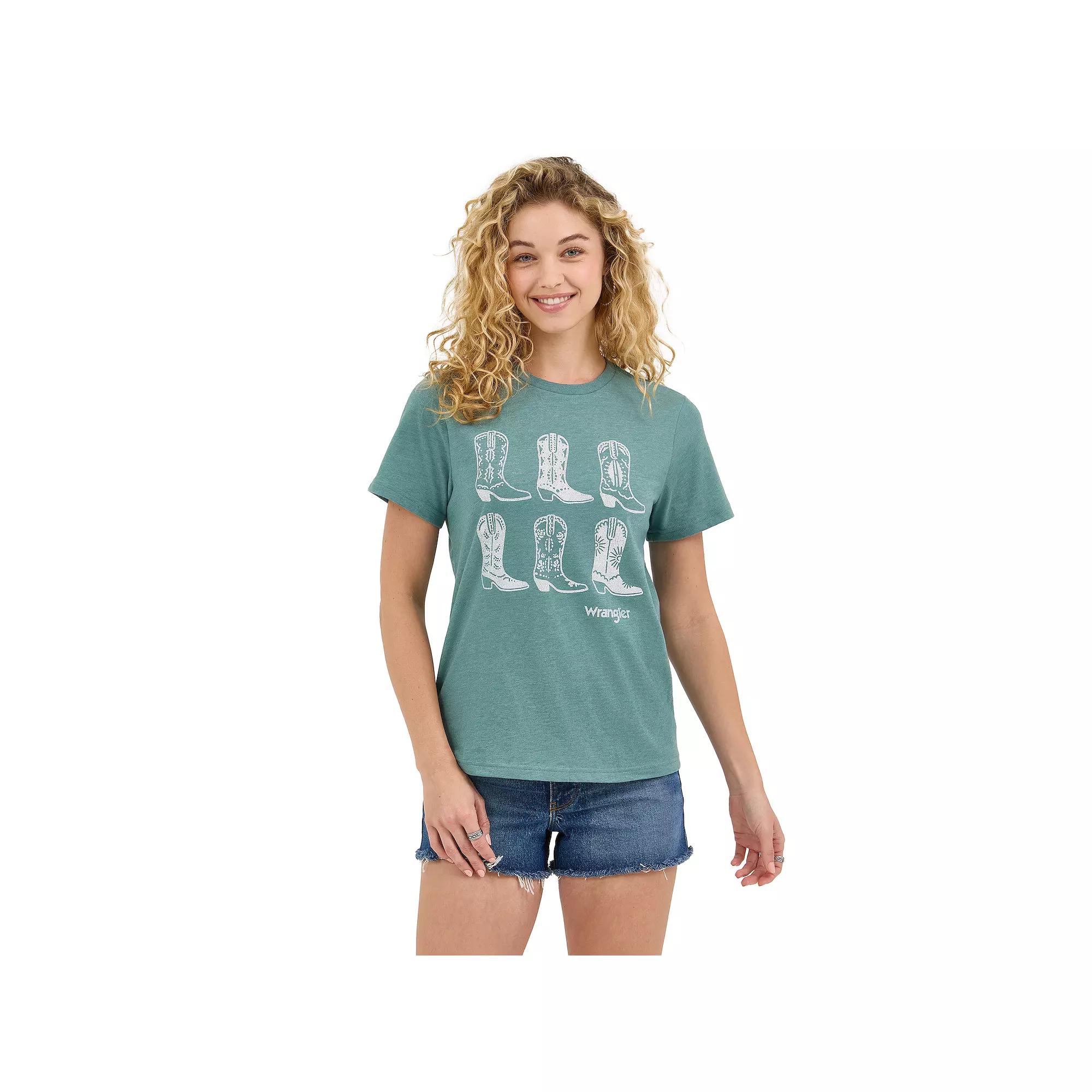 Women's Wrangler Graphic Tee, Size: Large, Sagebrush Product Image