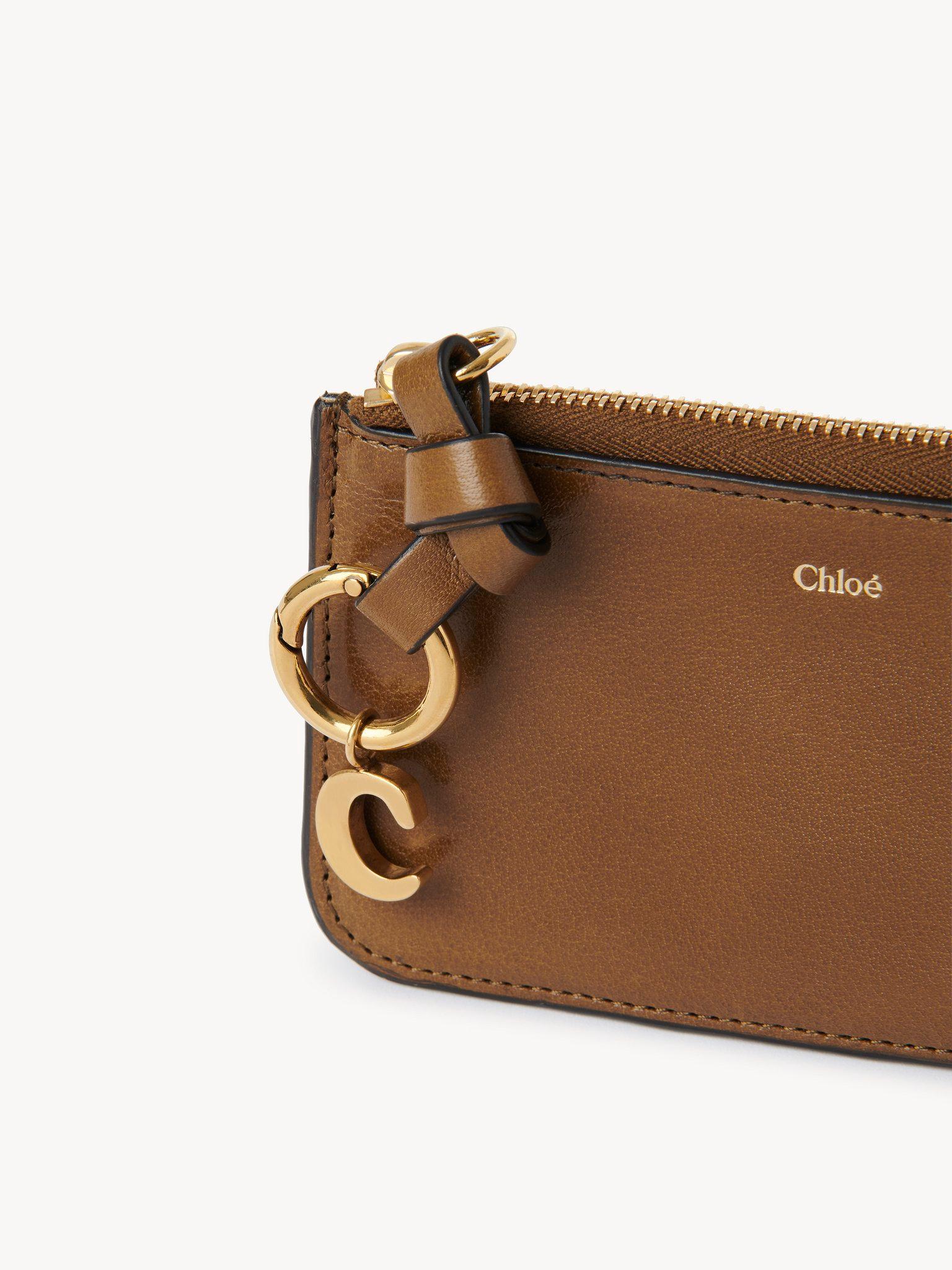 Alphabet wallet in shiny leather Product Image