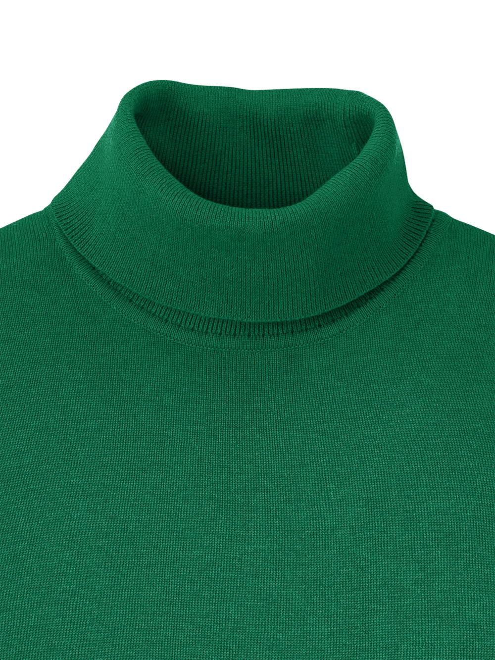 Supima Cotton Turtleneck - Blue Product Image
