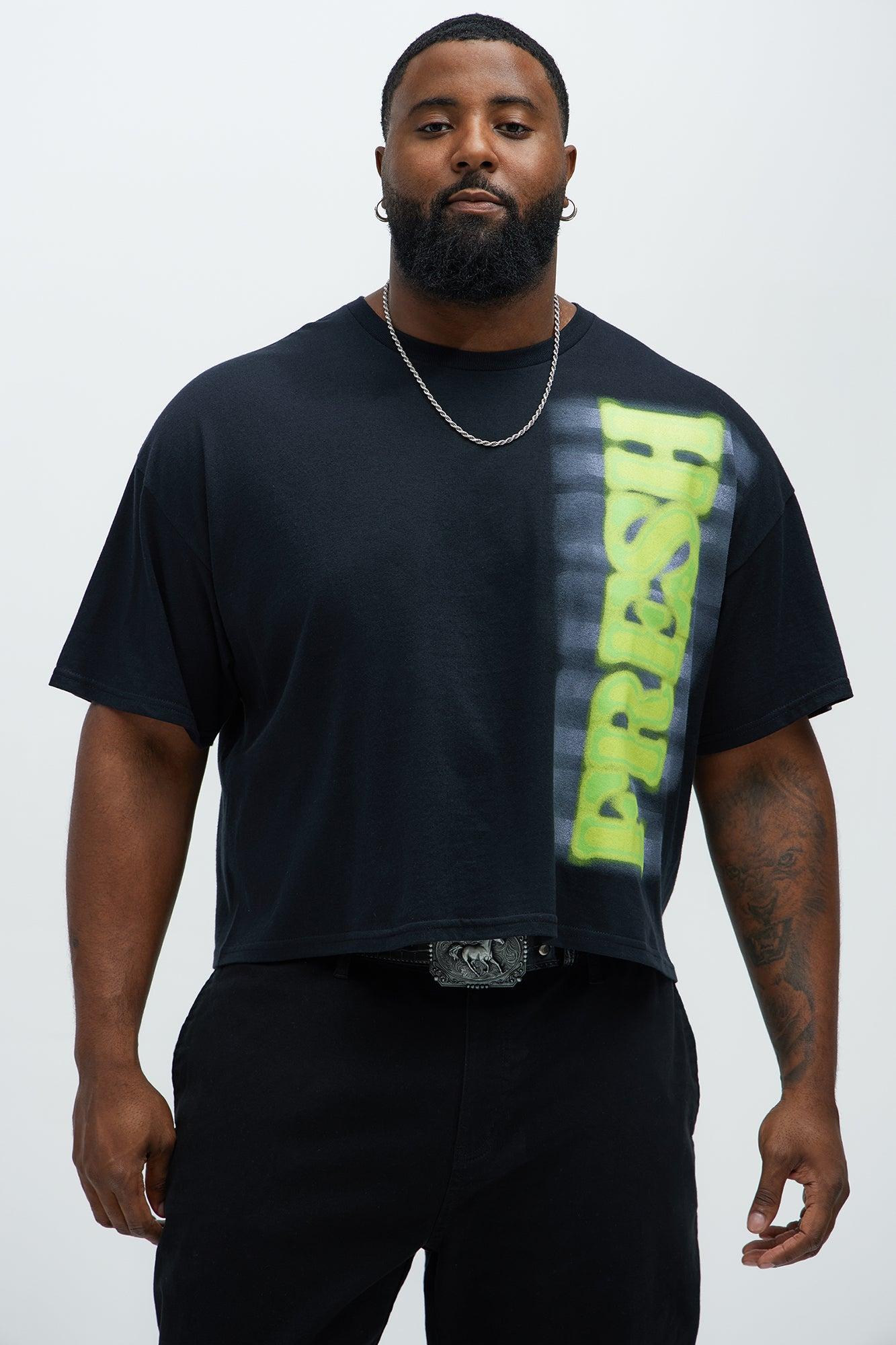 So Fresh Short Sleeve Cropped Tee - Black Product Image