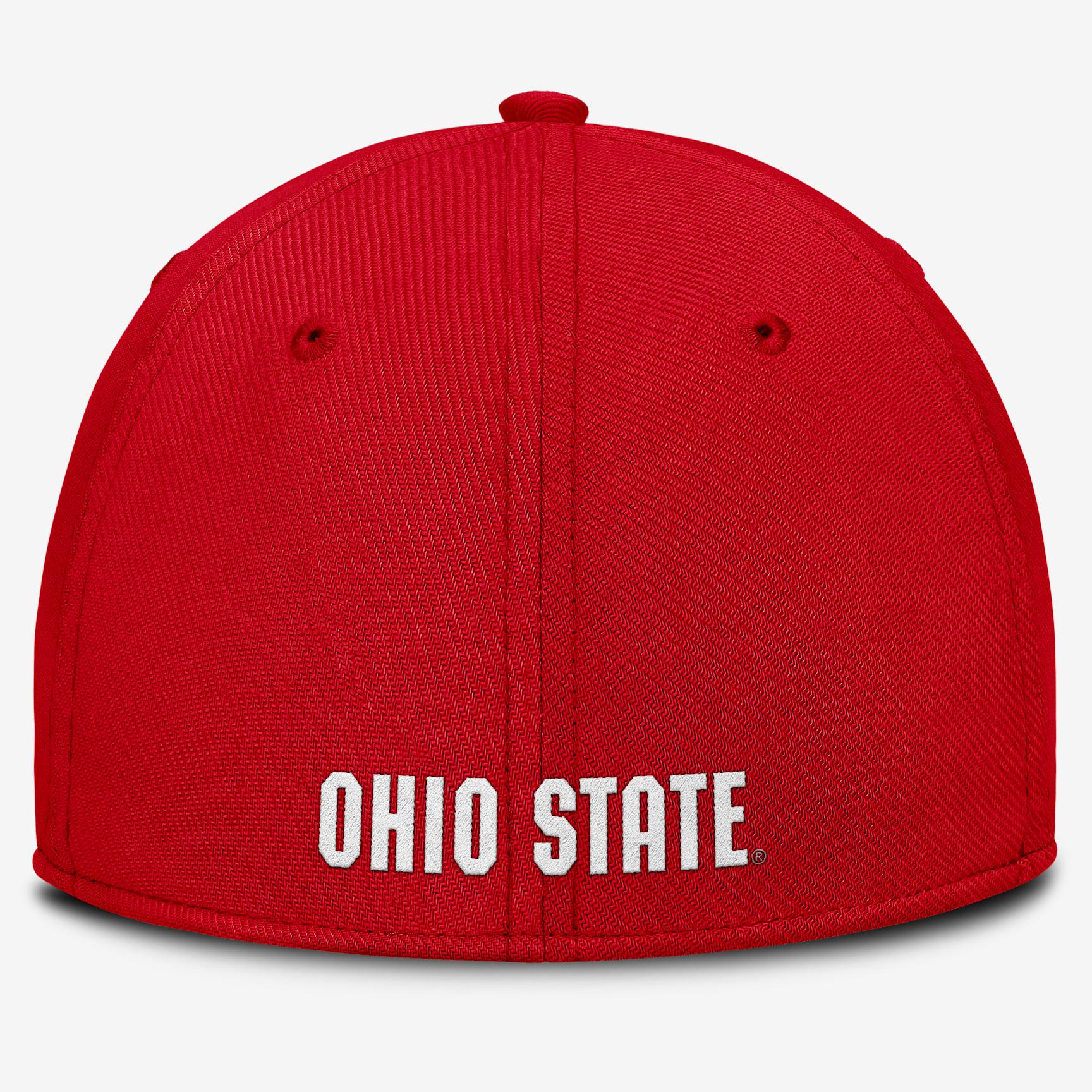 Ohio State On-Field Rise Swoosh Men's Nike Dri-FIT College Hat Product Image