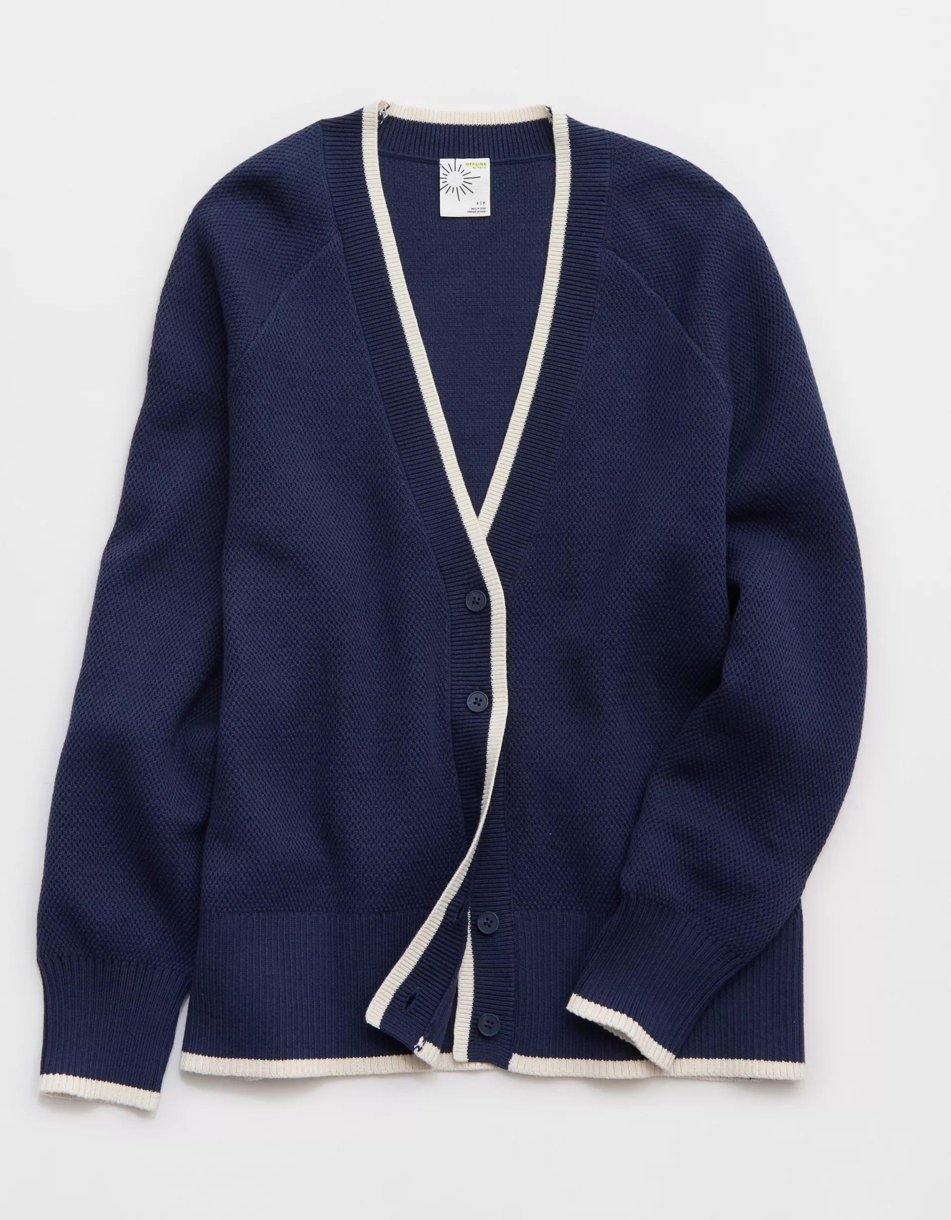 OFFLINE By Aerie Tennis Cardigan Product Image