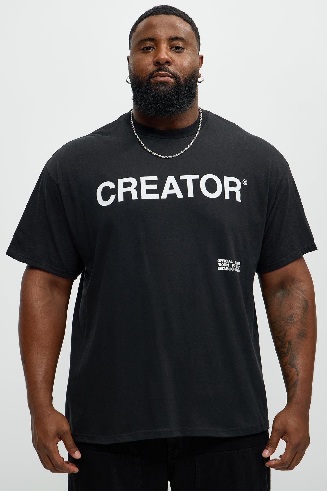 Born To Create Short Sleeve Tee - Black Product Image