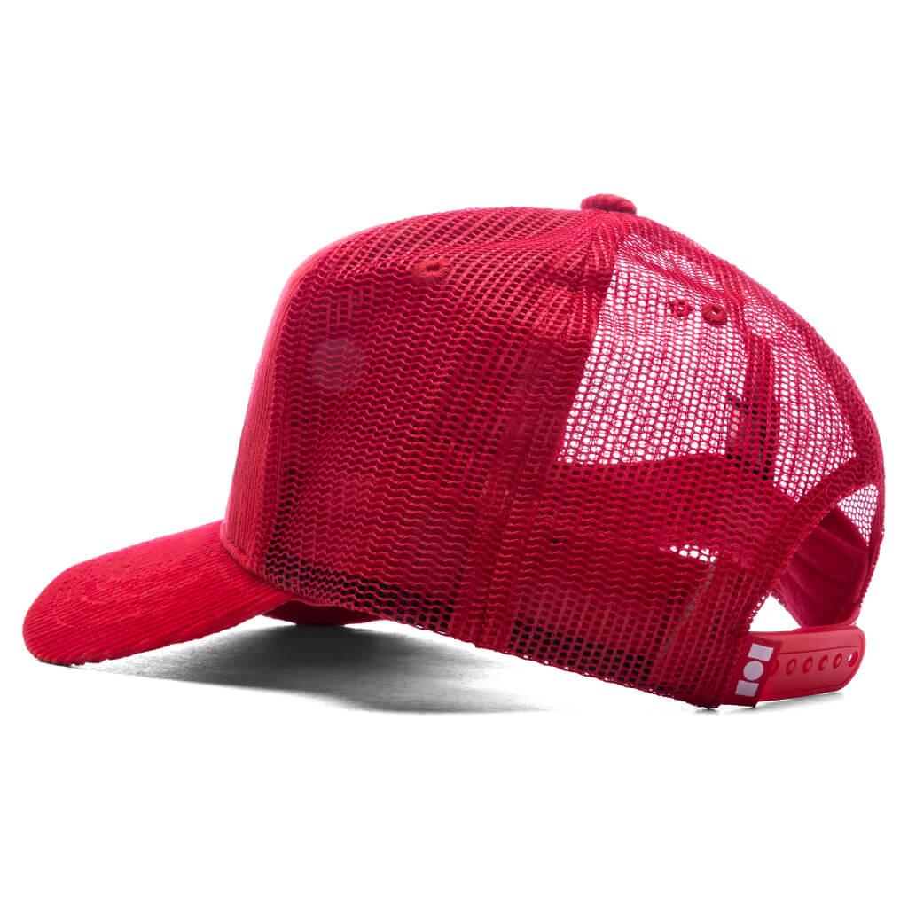 Summerland Corduroy Trucker Hat - Cherry Product Image