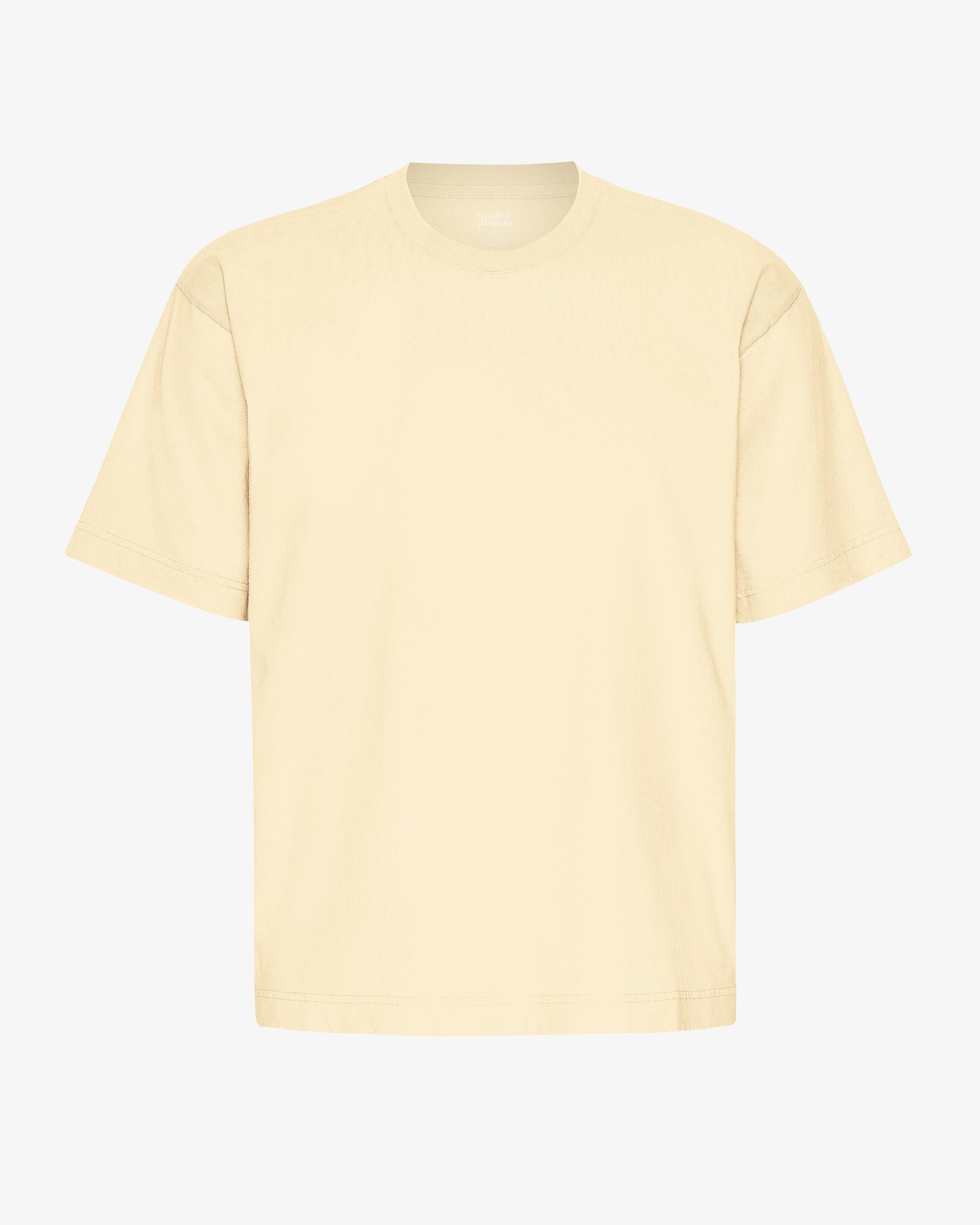Oversized Organic T-Shirt - Soft Yellow Product Image
