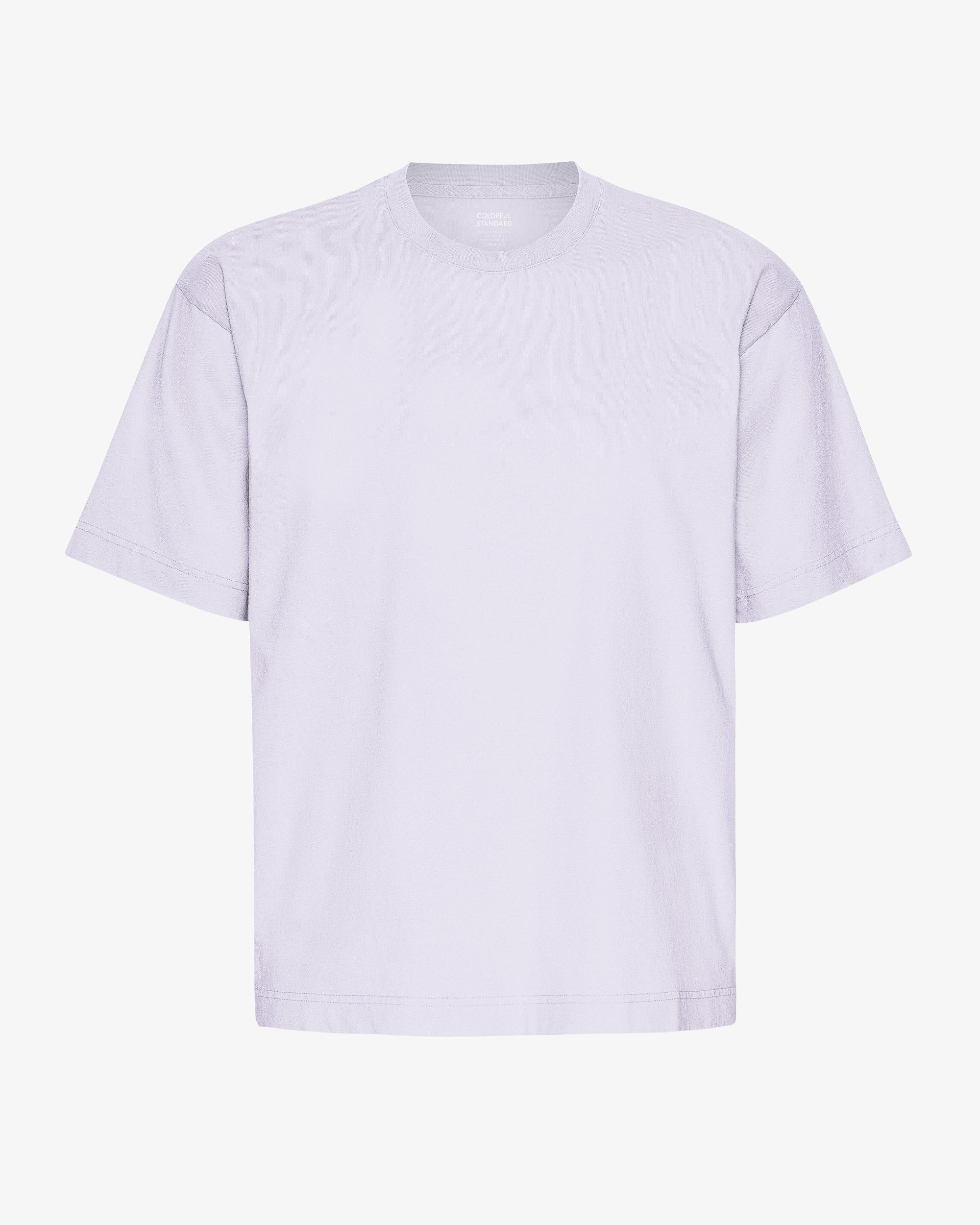 Oversized Organic T-Shirt - Soft Lavender Product Image