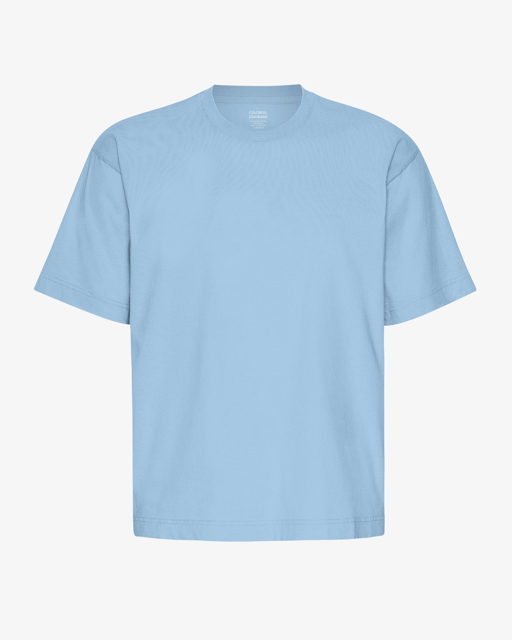 Oversized Organic T-Shirt - Seaside Blue Product Image