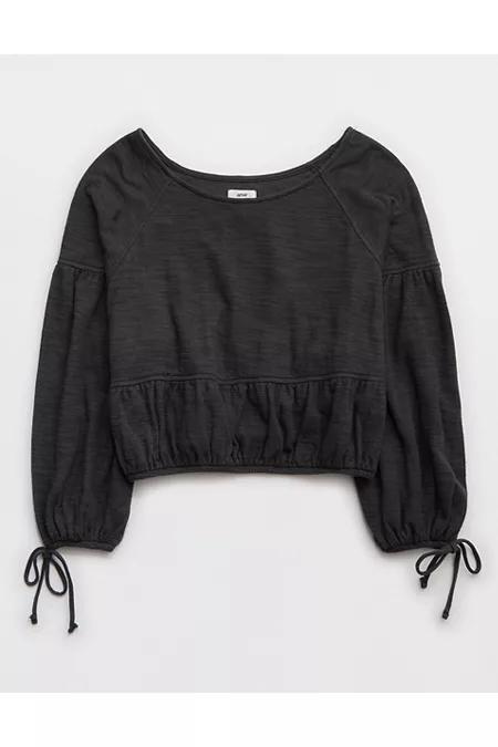 Aerie Endless Summer Cropped Sweatshirt Women's Product Image