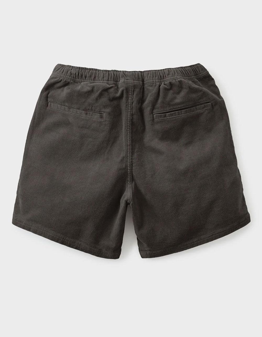 KATIN Cord Local Mens Shorts - WASHED BLACK Product Image