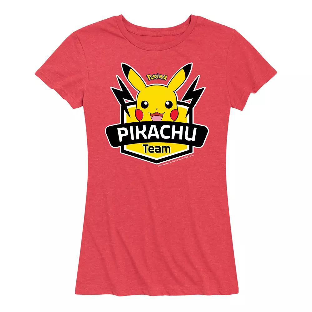 Women's Pokemon Team Pikachu Graphic Tee,  Product Image