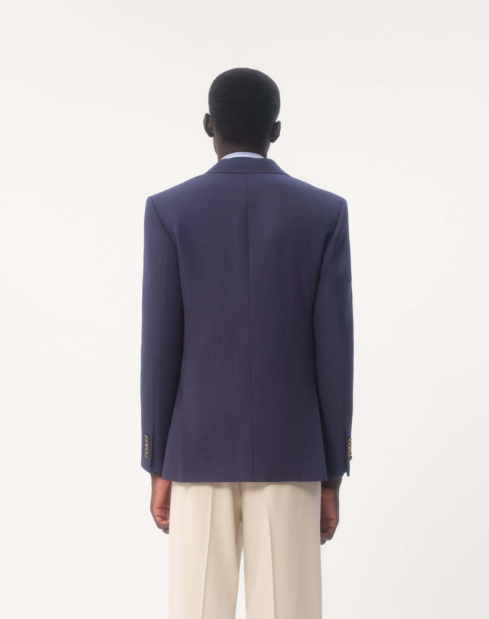 Single-Breasted Wool Gabardine Jacket Product Image