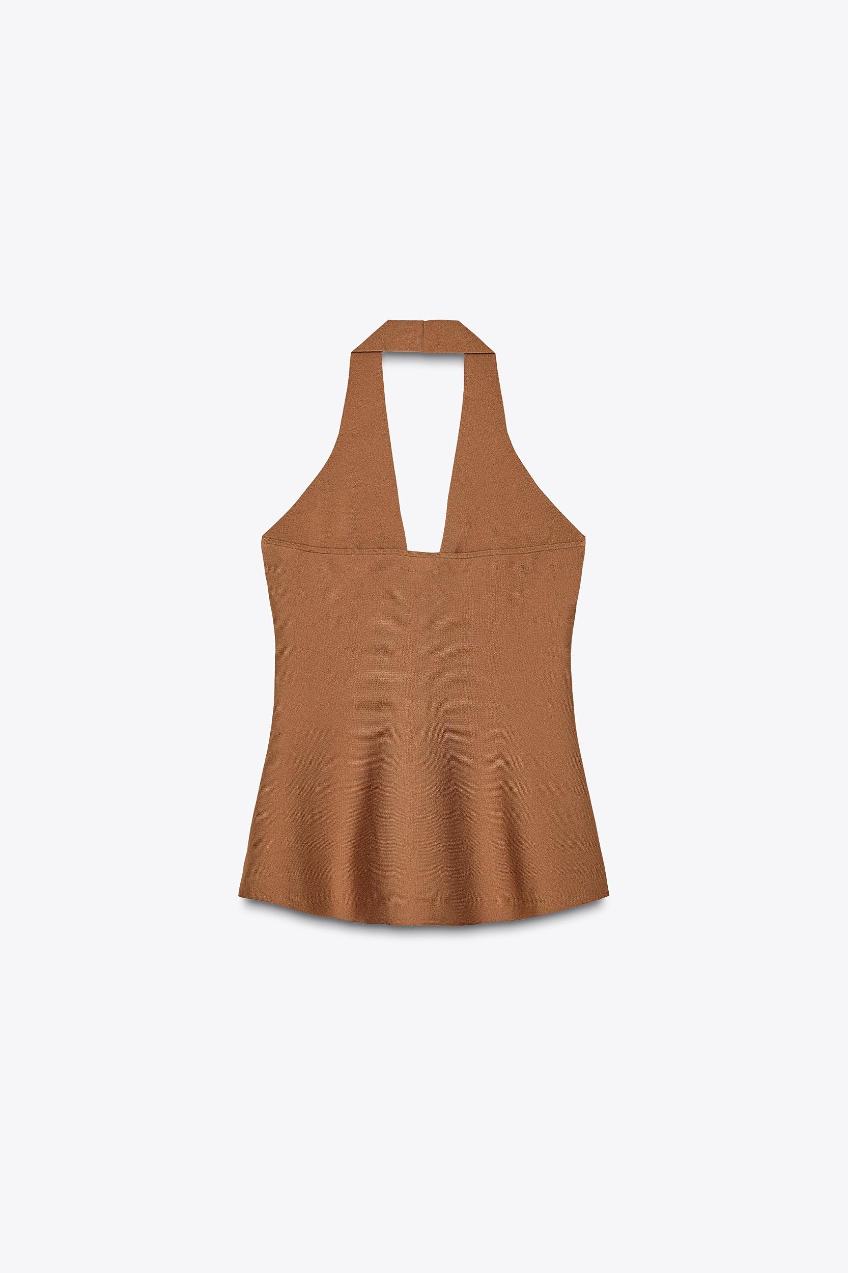 HALTER PEPLUM TOP Product Image