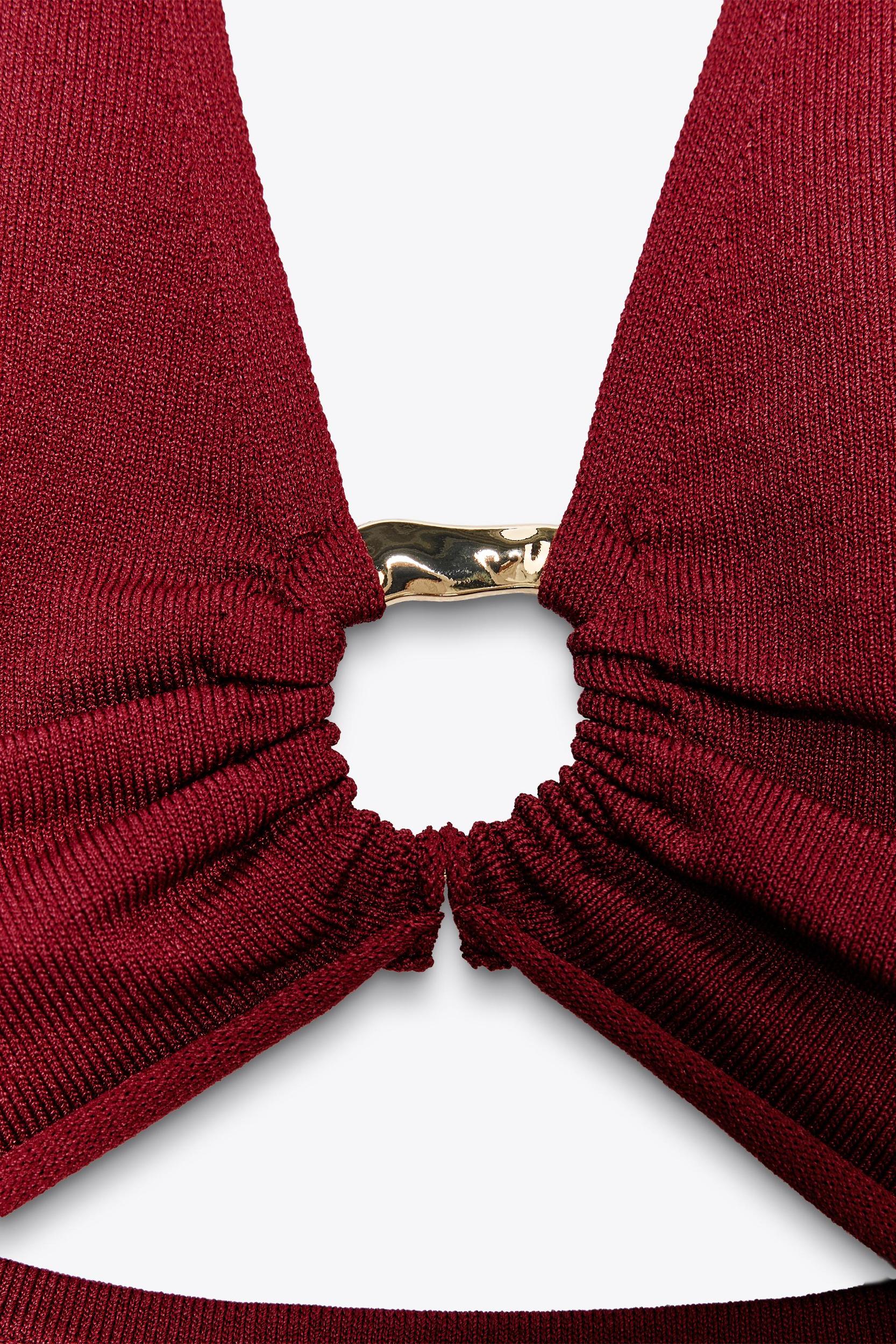 CUT OUT KNIT MIDI DRESS Product Image