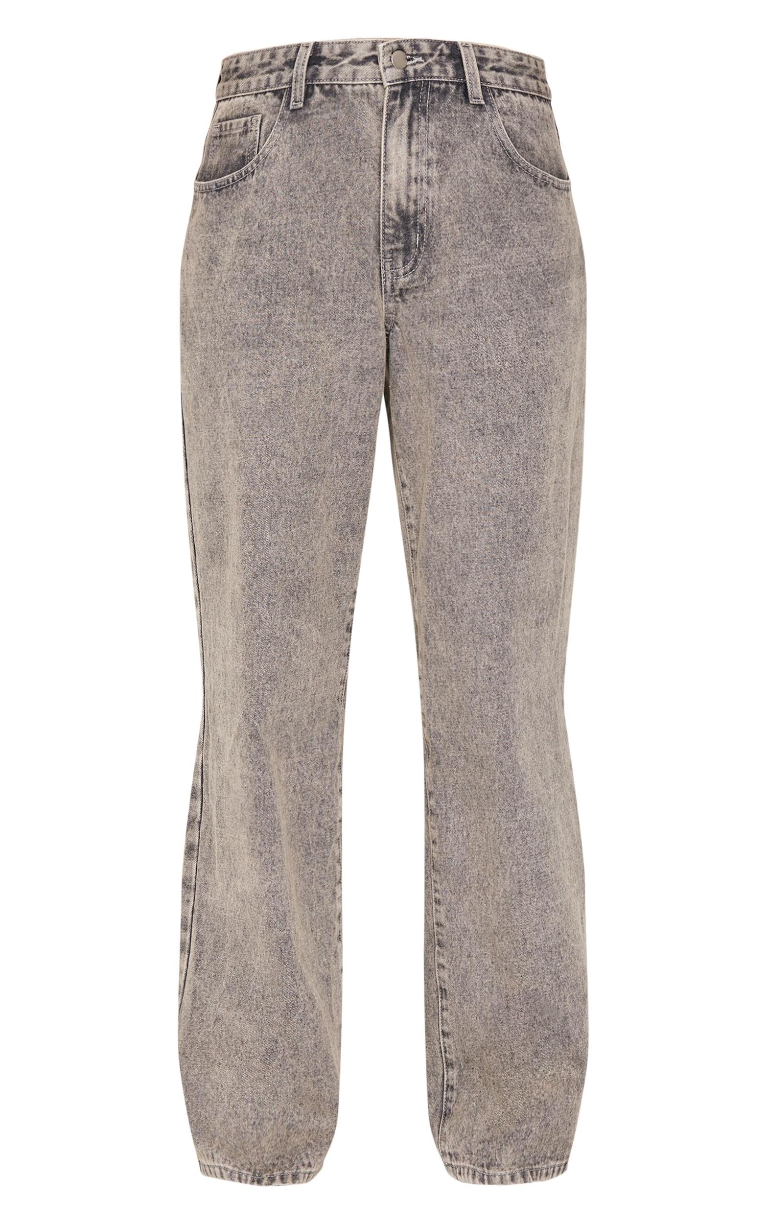 Light Grey Slouchy Style Jeans Product Image